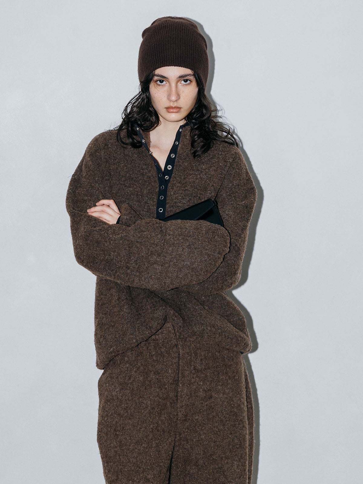 WOOL FLEECE TOP