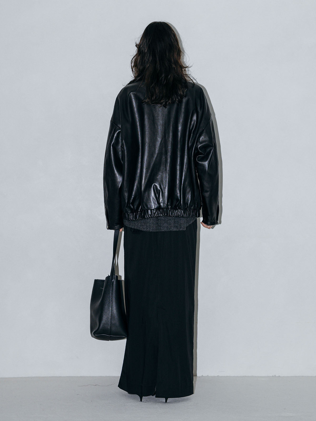 LEATHER BLOUSON JACKET