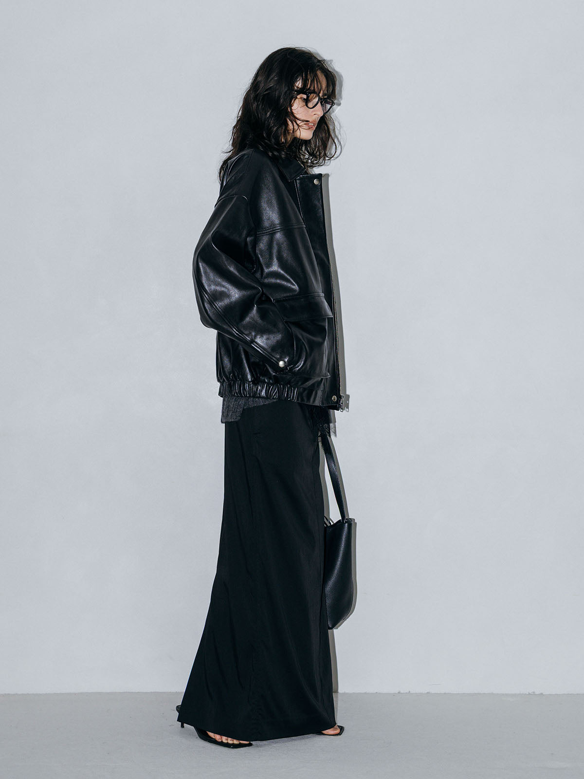 LEATHER BLOUSON JACKET