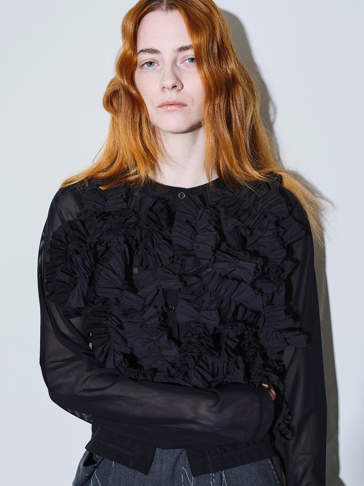 Daria motif tulle cardigan