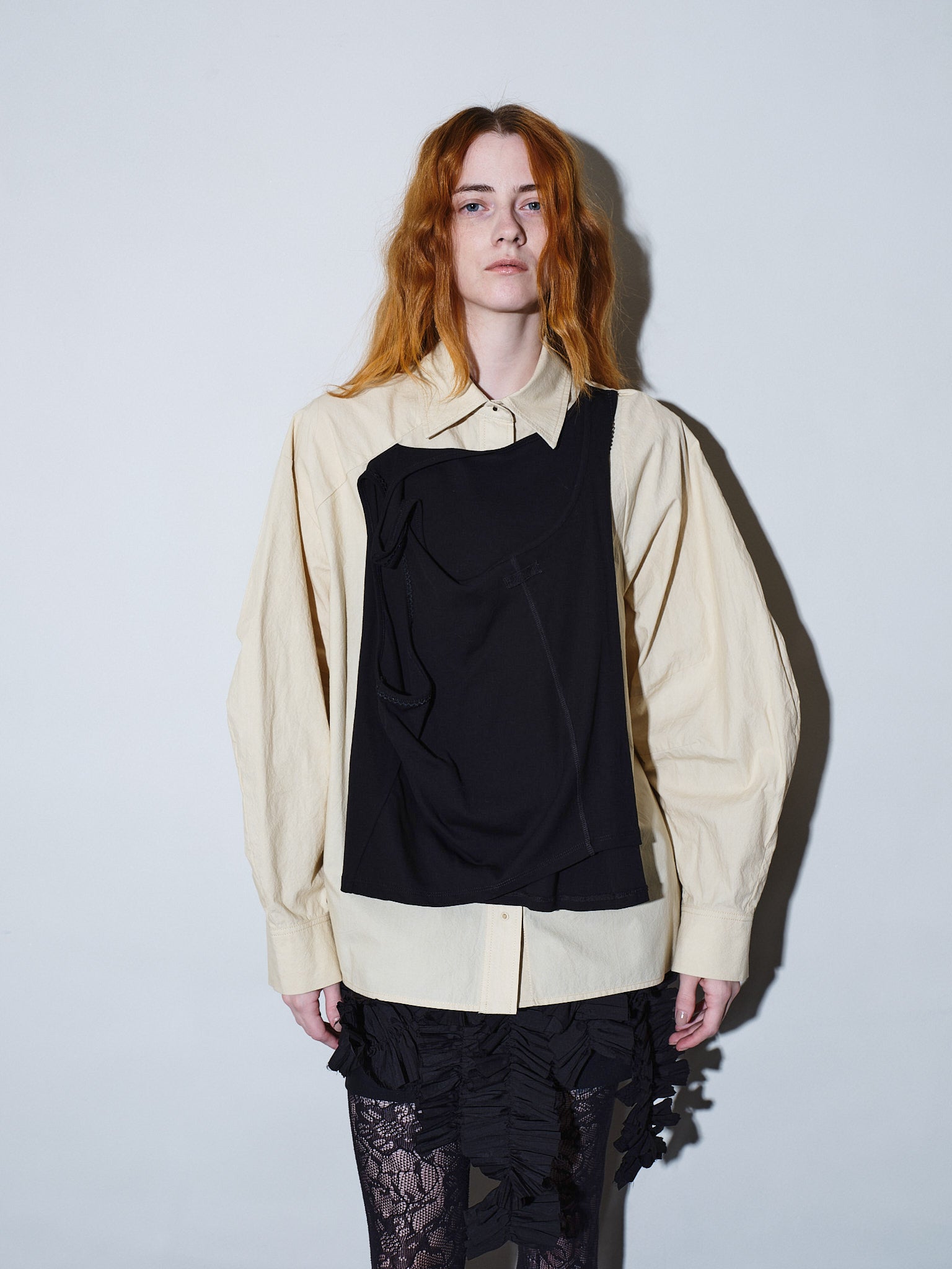 Double imitation shirt