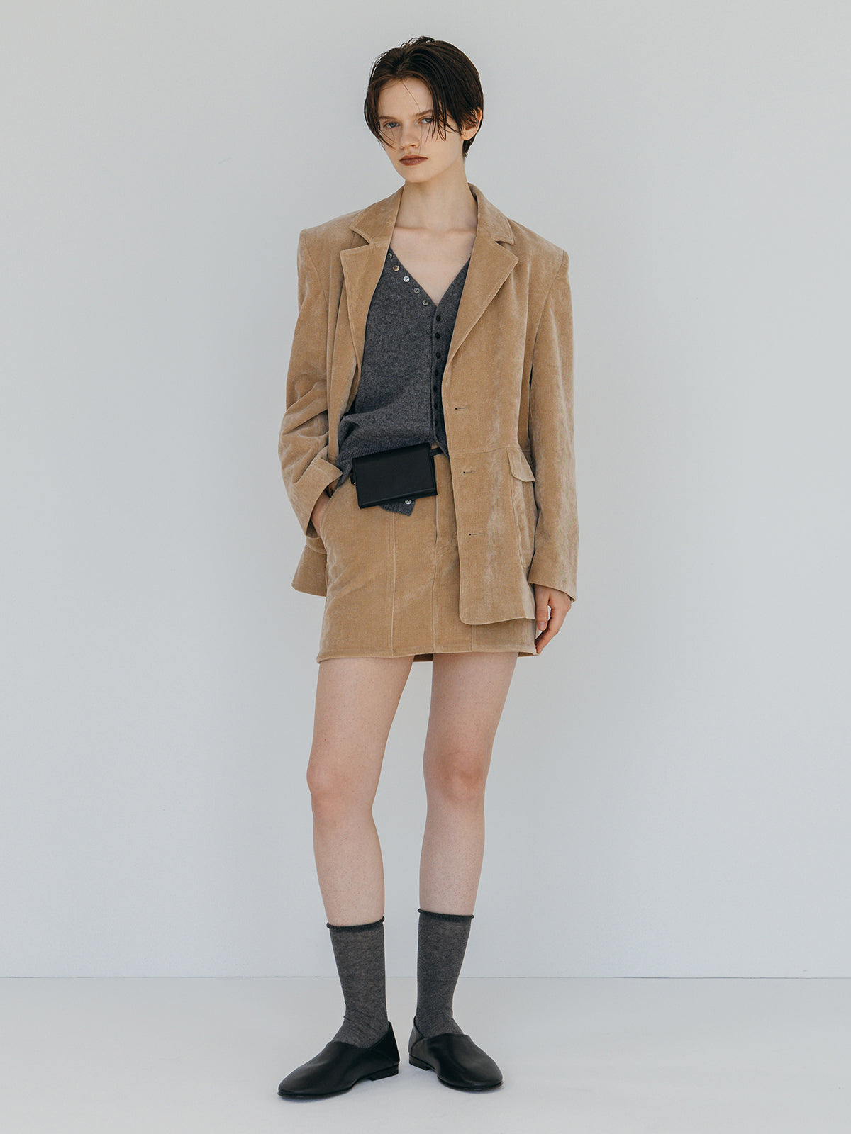 CORDUROY TAILORED JACKET