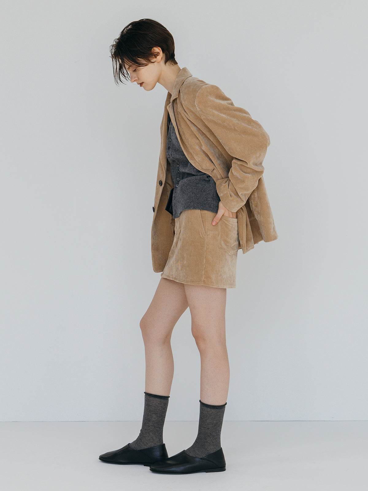 CORDUROY MINI SKIRT