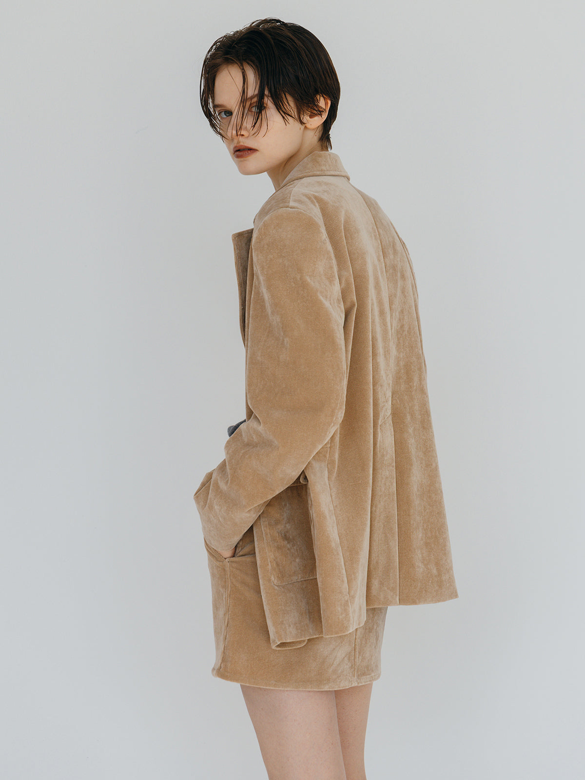 CORDUROY TAILORED JACKET