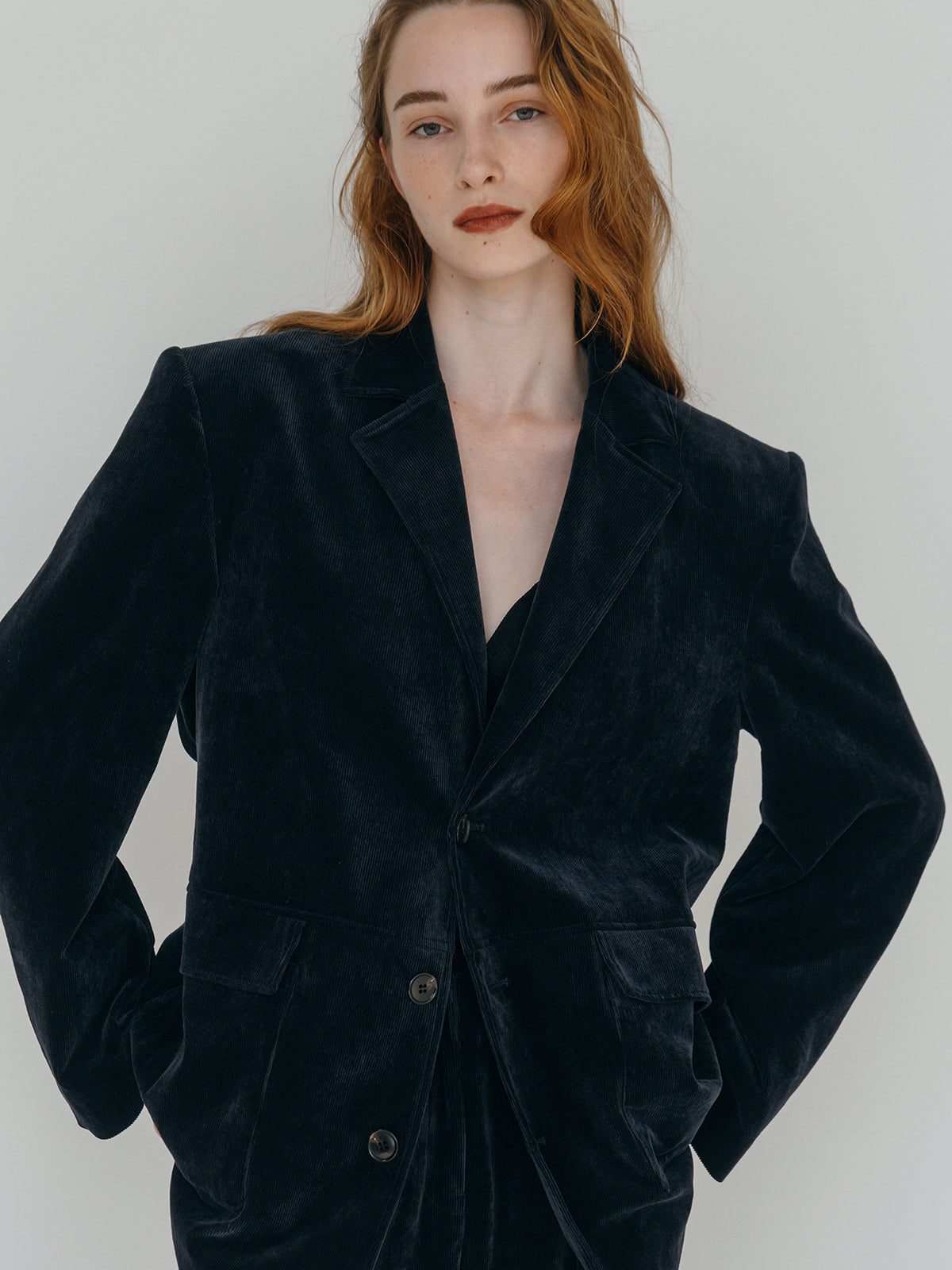 CORDUROY TAILORED JACKET