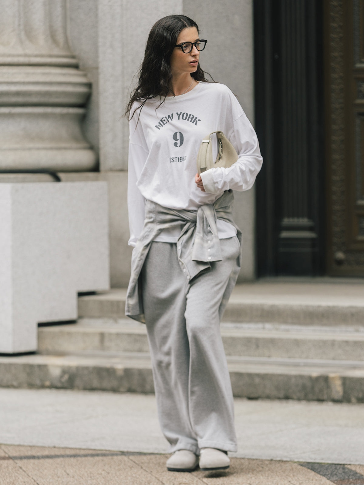 PARMANENT L/S TEE(NEW YORK 9)