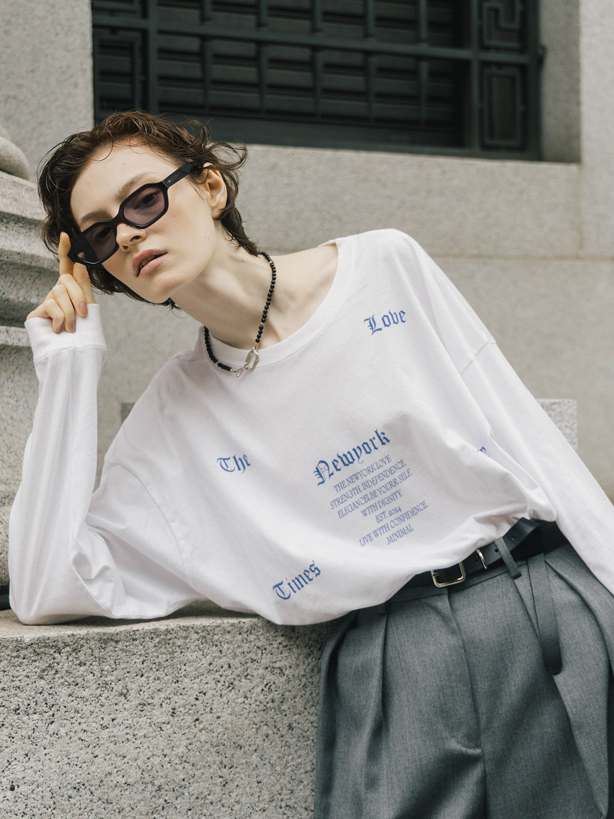 PARMANENT L/S TEE( The Love Time Re)