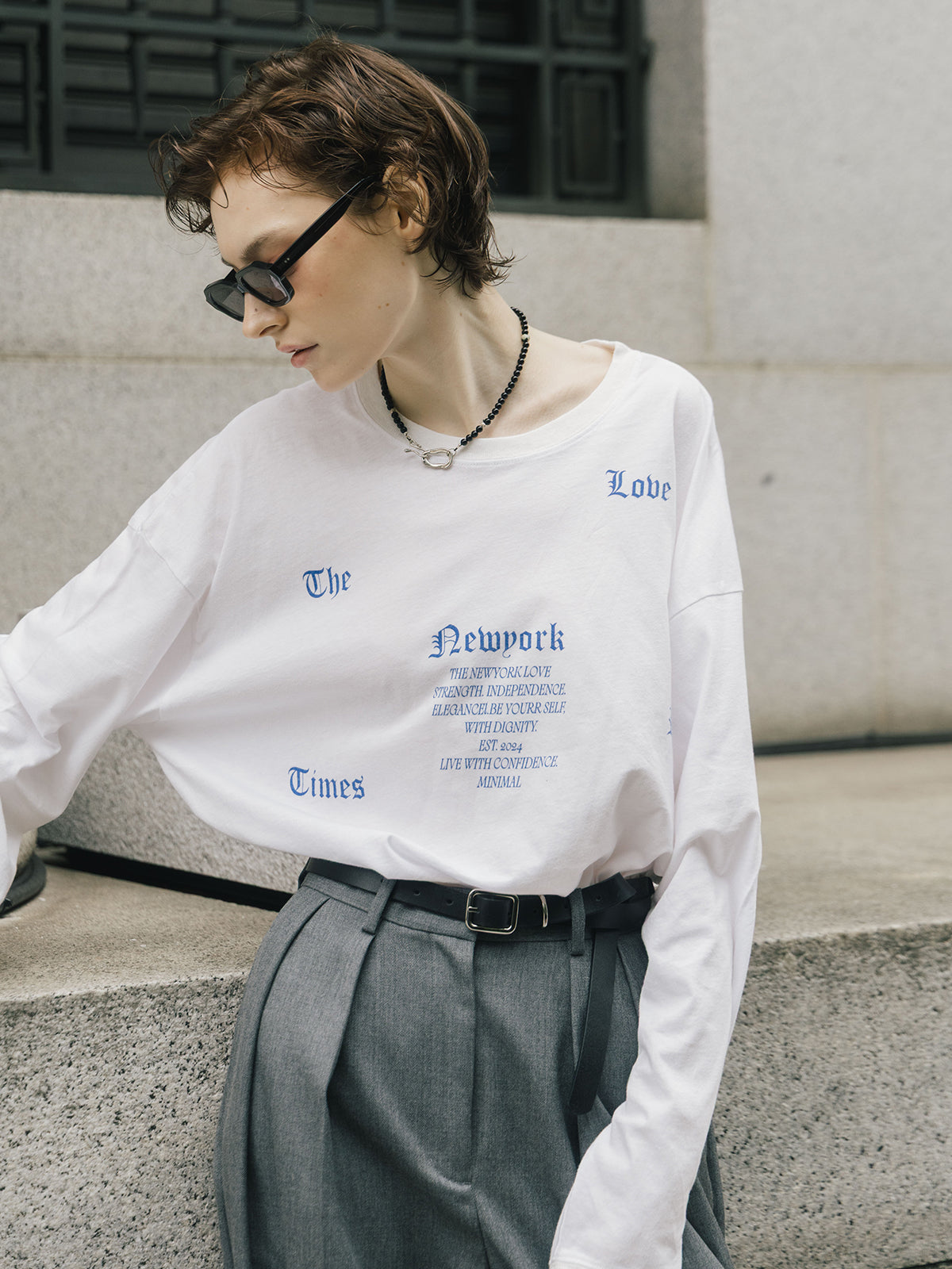 PARMANENT L/S TEE( The Love Time Re)