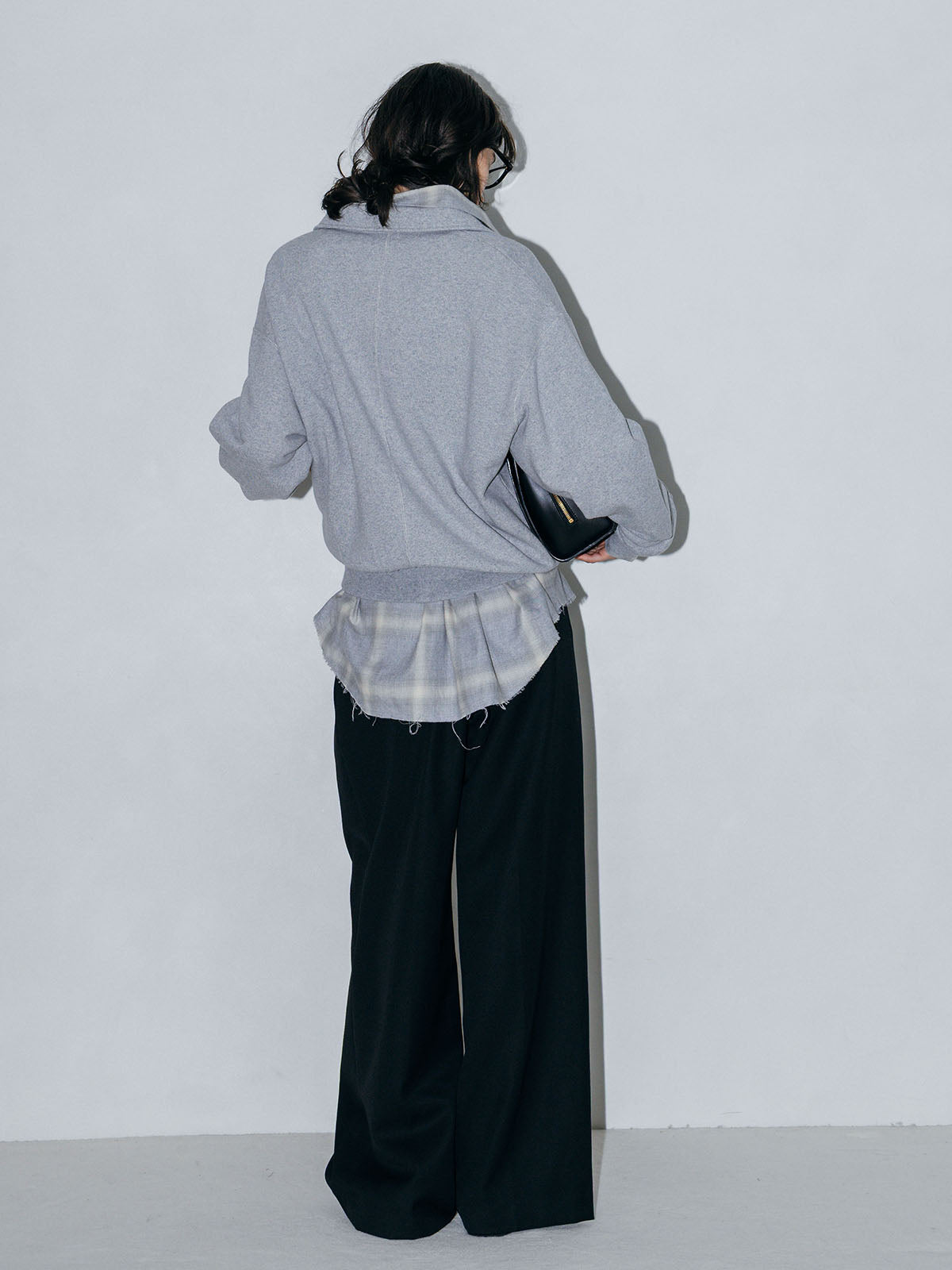 HALF-SNAP SWEAT SHIRT