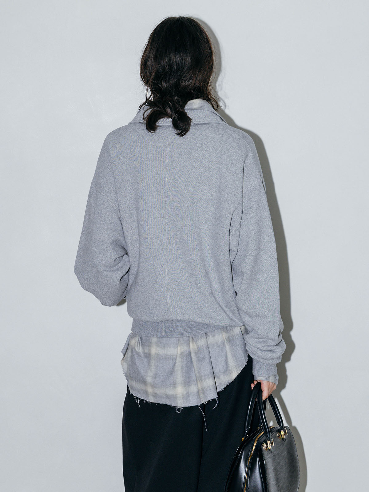 HALF-SNAP SWEAT SHIRT
