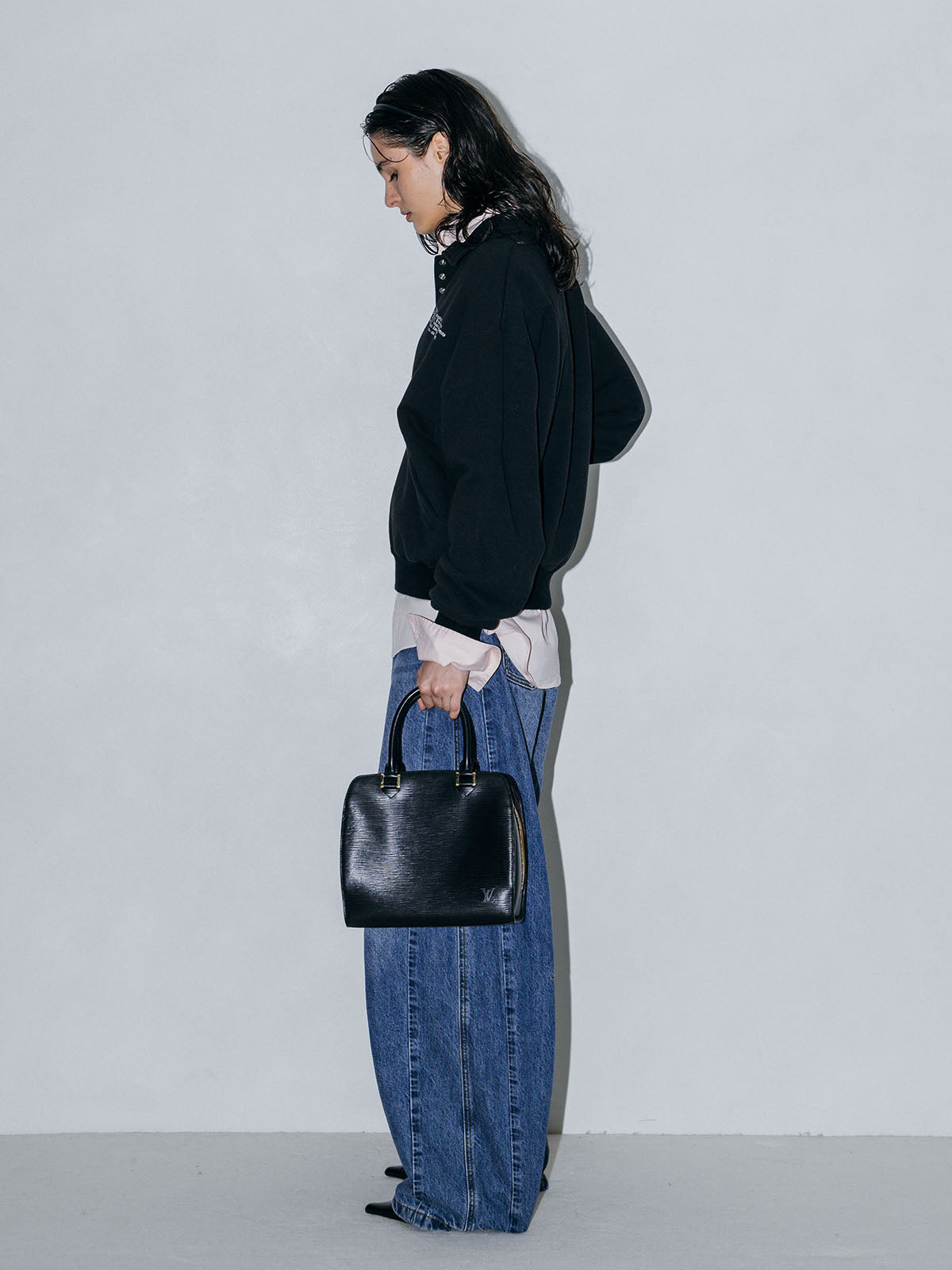 HALF-SNAP SWEAT SHIRT