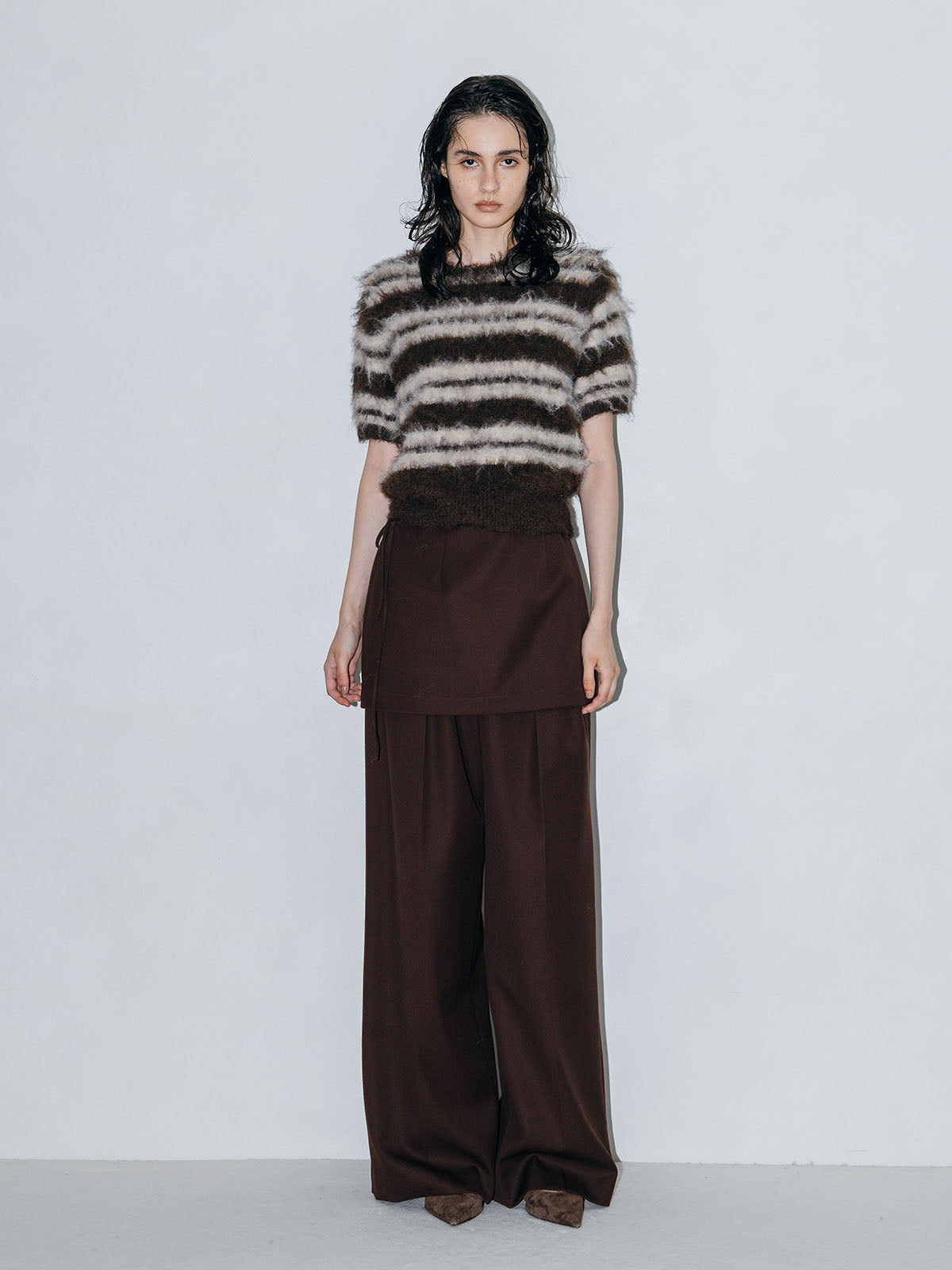 SOFT BRUSHED KNIT TOP