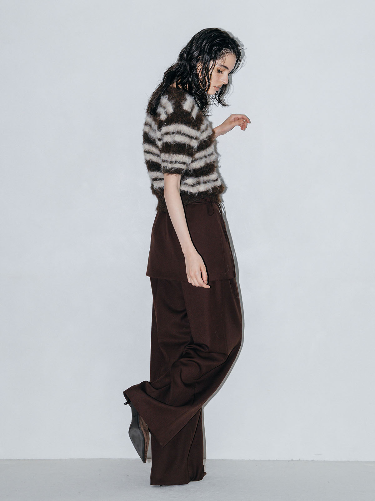 SOFT BRUSHED KNIT TOP