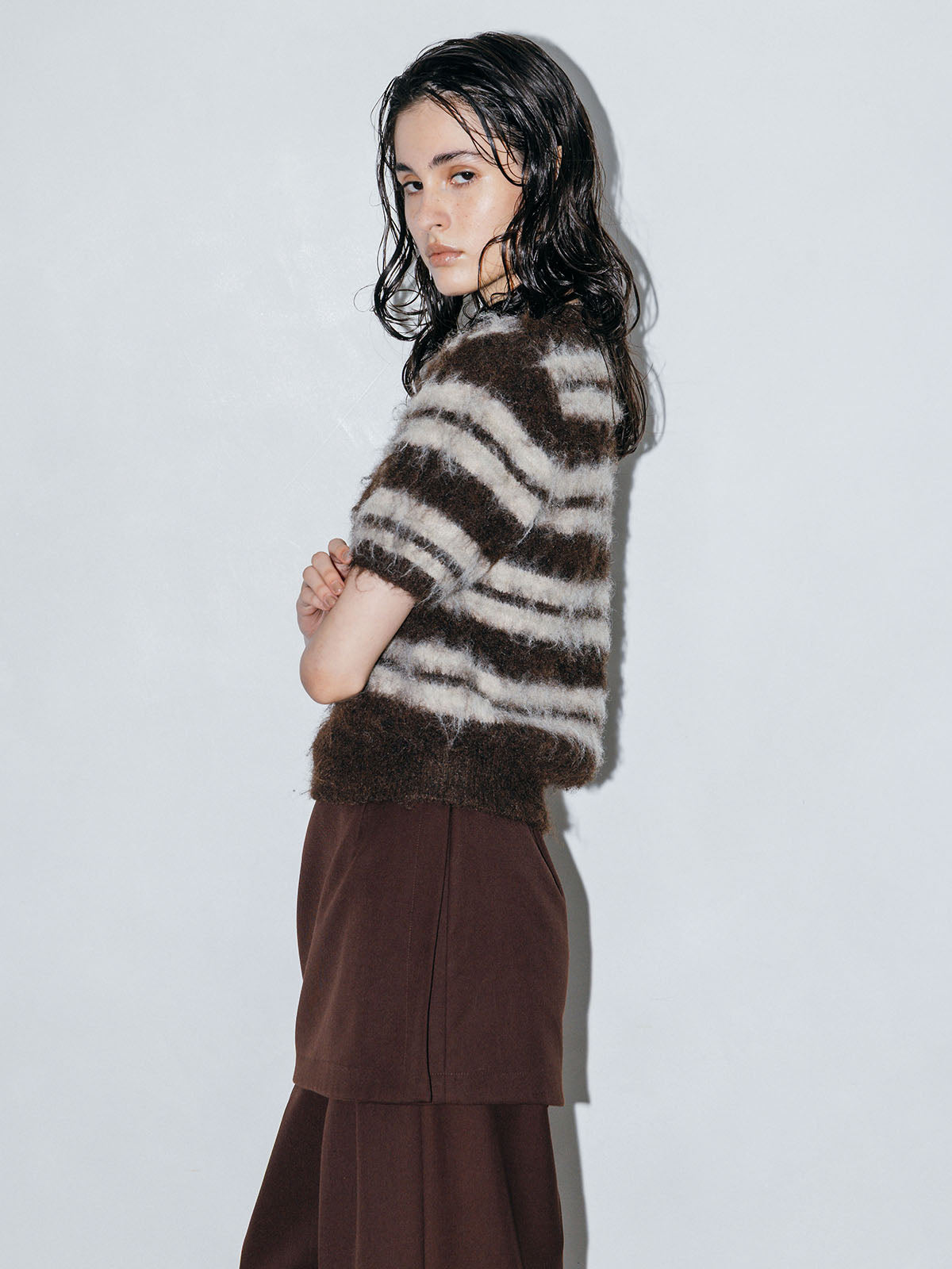 SOFT BRUSHED KNIT TOP