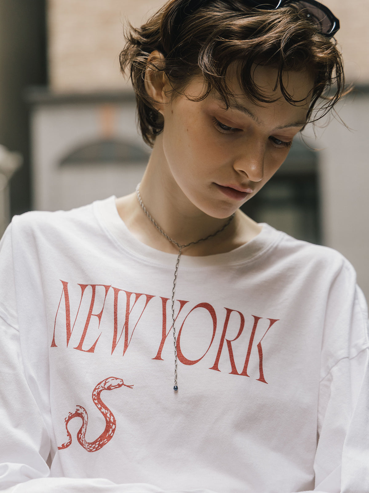 PARMANENT L/S TEE(NEW YORK SNAKE)