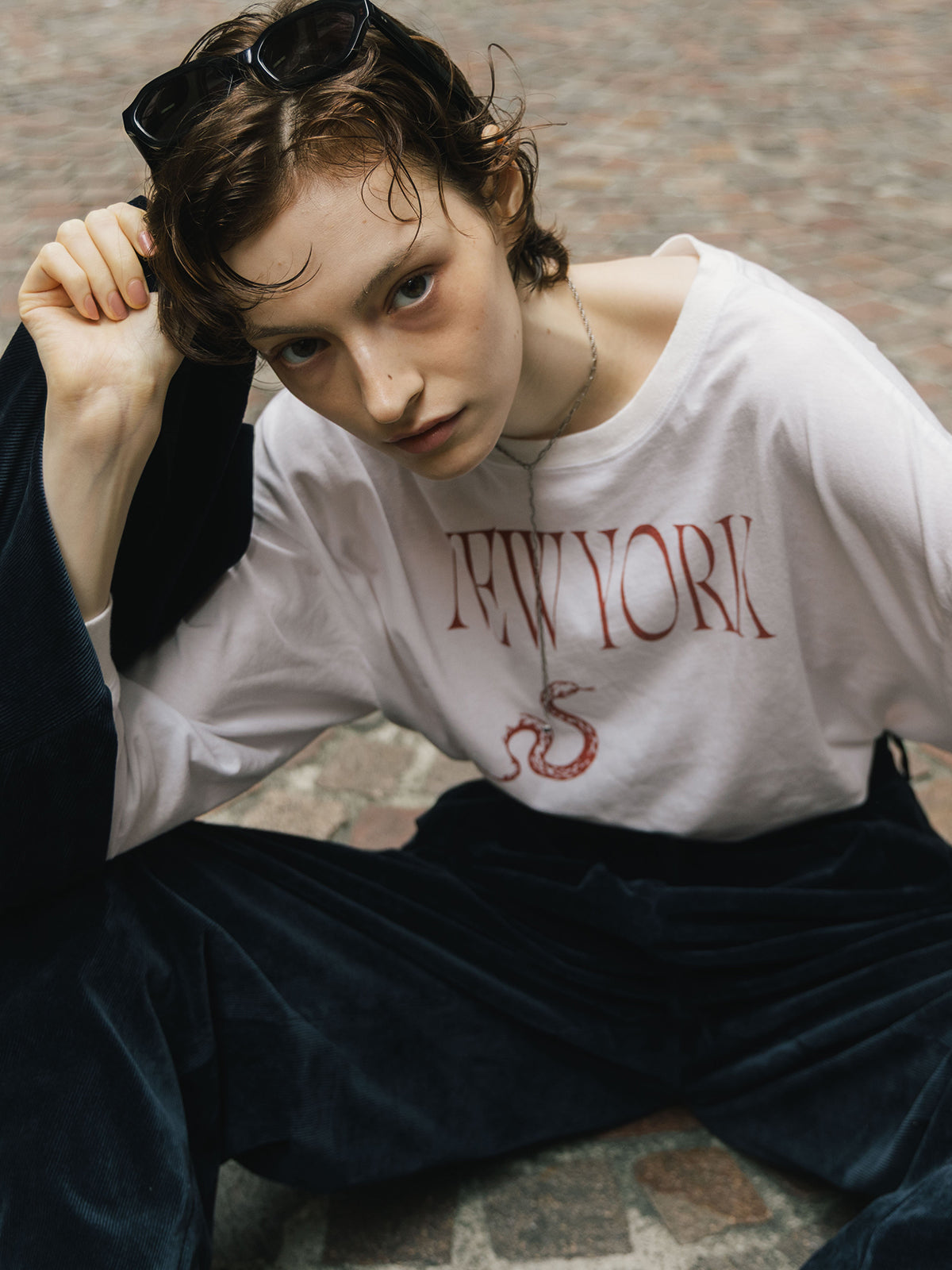 PARMANENT L/S TEE(NEW YORK SNAKE)