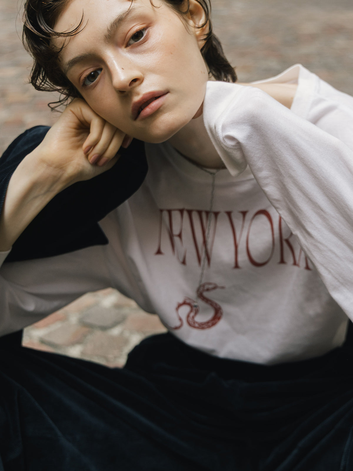 PARMANENT L/S TEE(NEW YORK SNAKE)