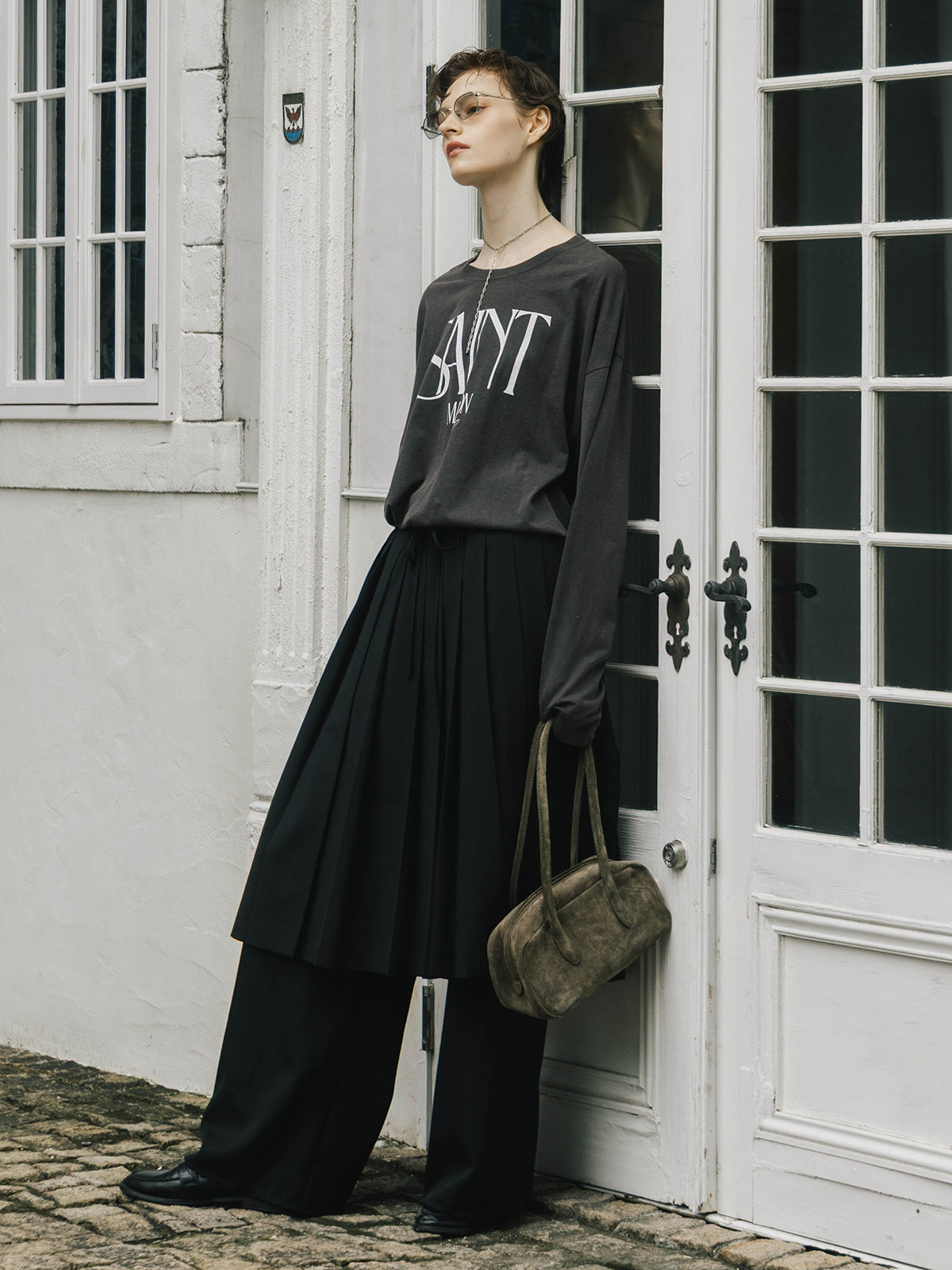 PARMANENT L/S TEE(SAINT MARRON)