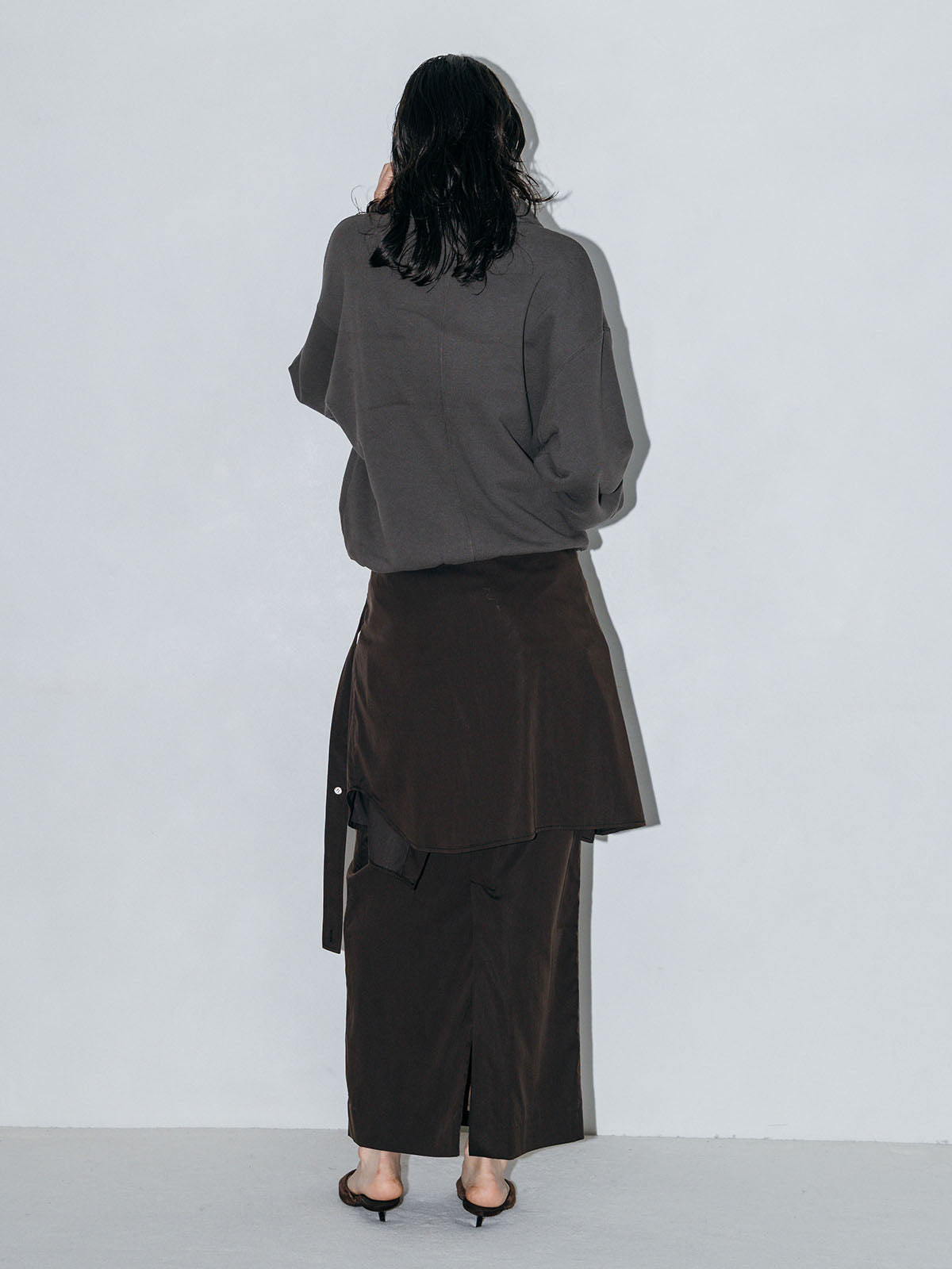 HALF-SNAP SWEAT SHIRT