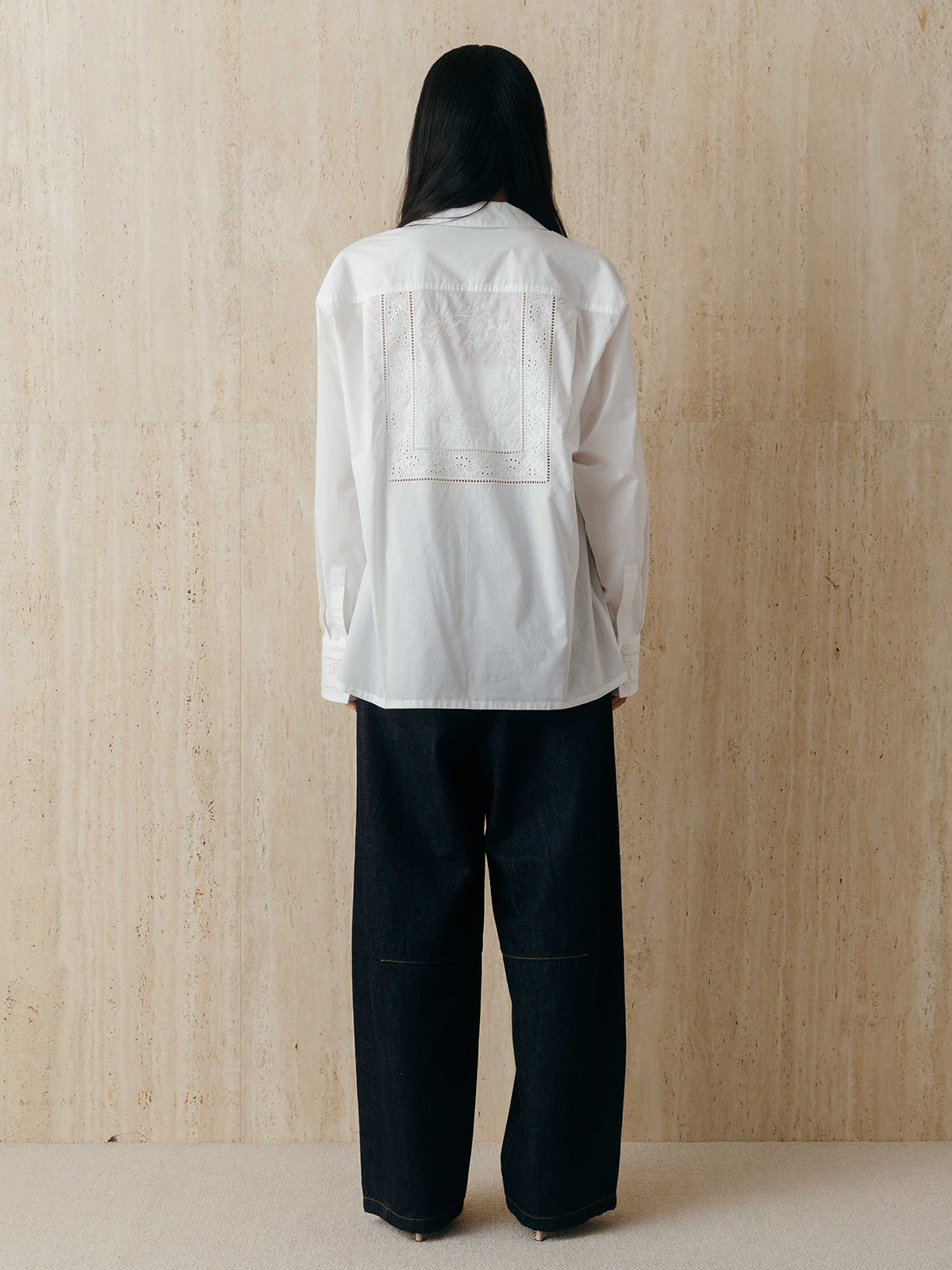 WIDE BEETLE DENIM PANTS