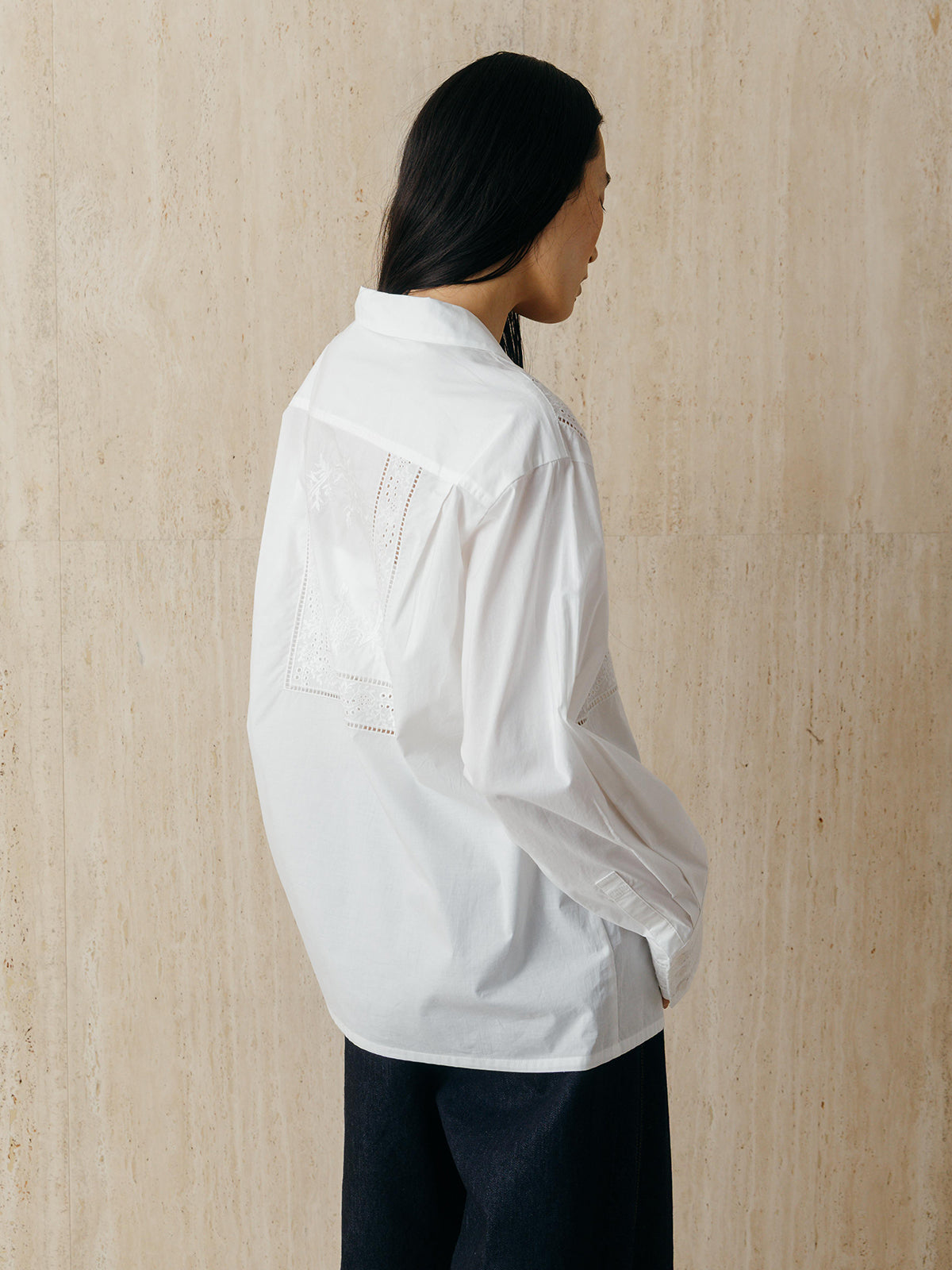 LACE PATCHWORK SHIRTS