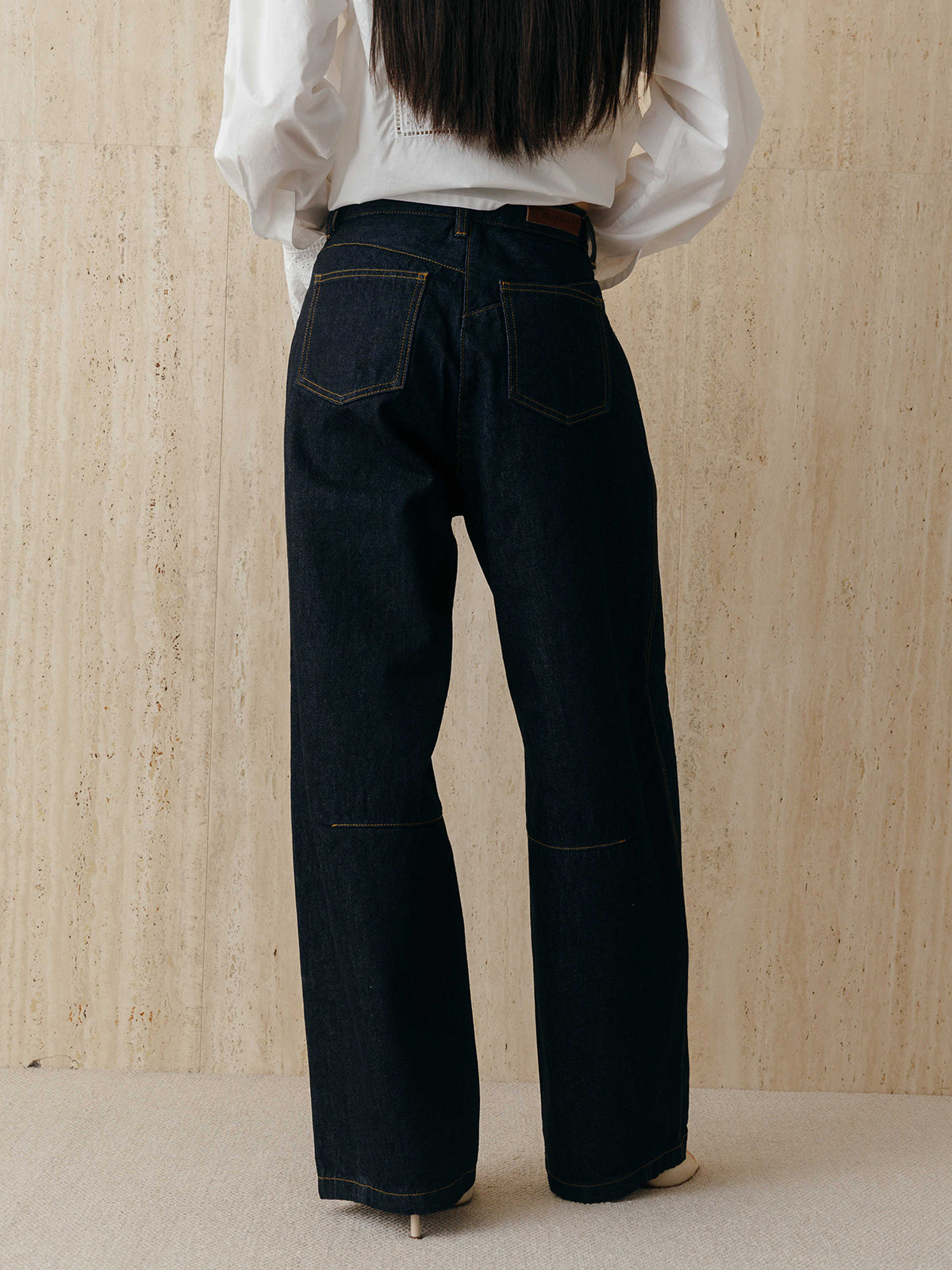 WIDE BEETLE DENIM PANTS