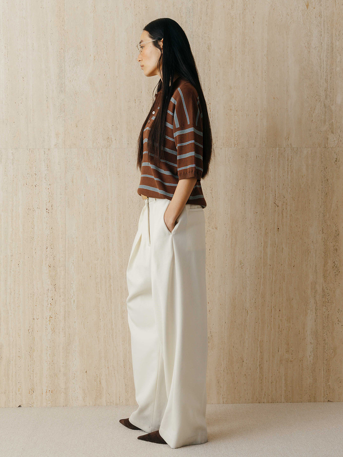 MULCH BORDER KNIT POLO