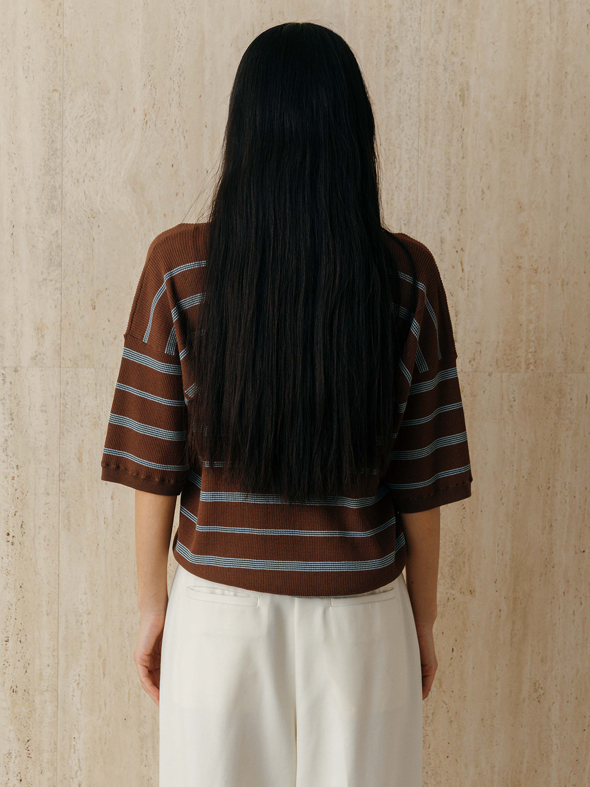 MULCH BORDER KNIT POLO