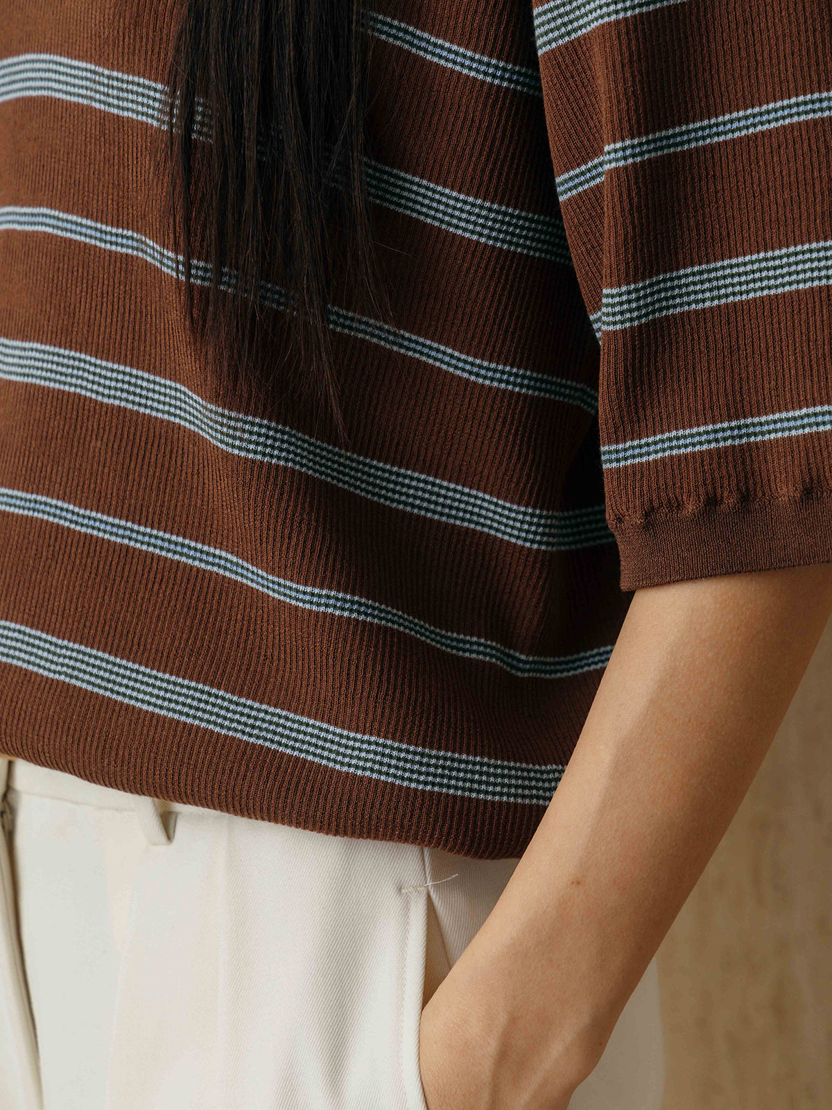 MULCH BORDER KNIT POLO