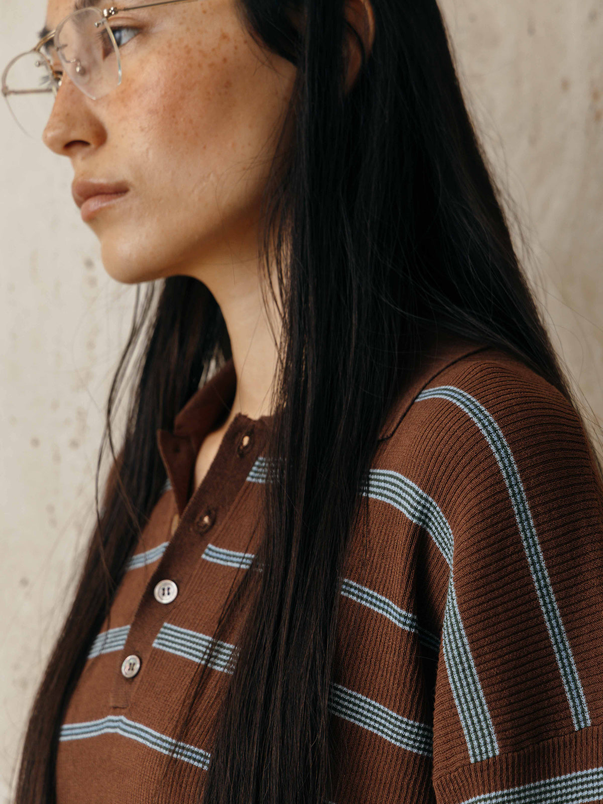 MULCH BORDER KNIT POLO