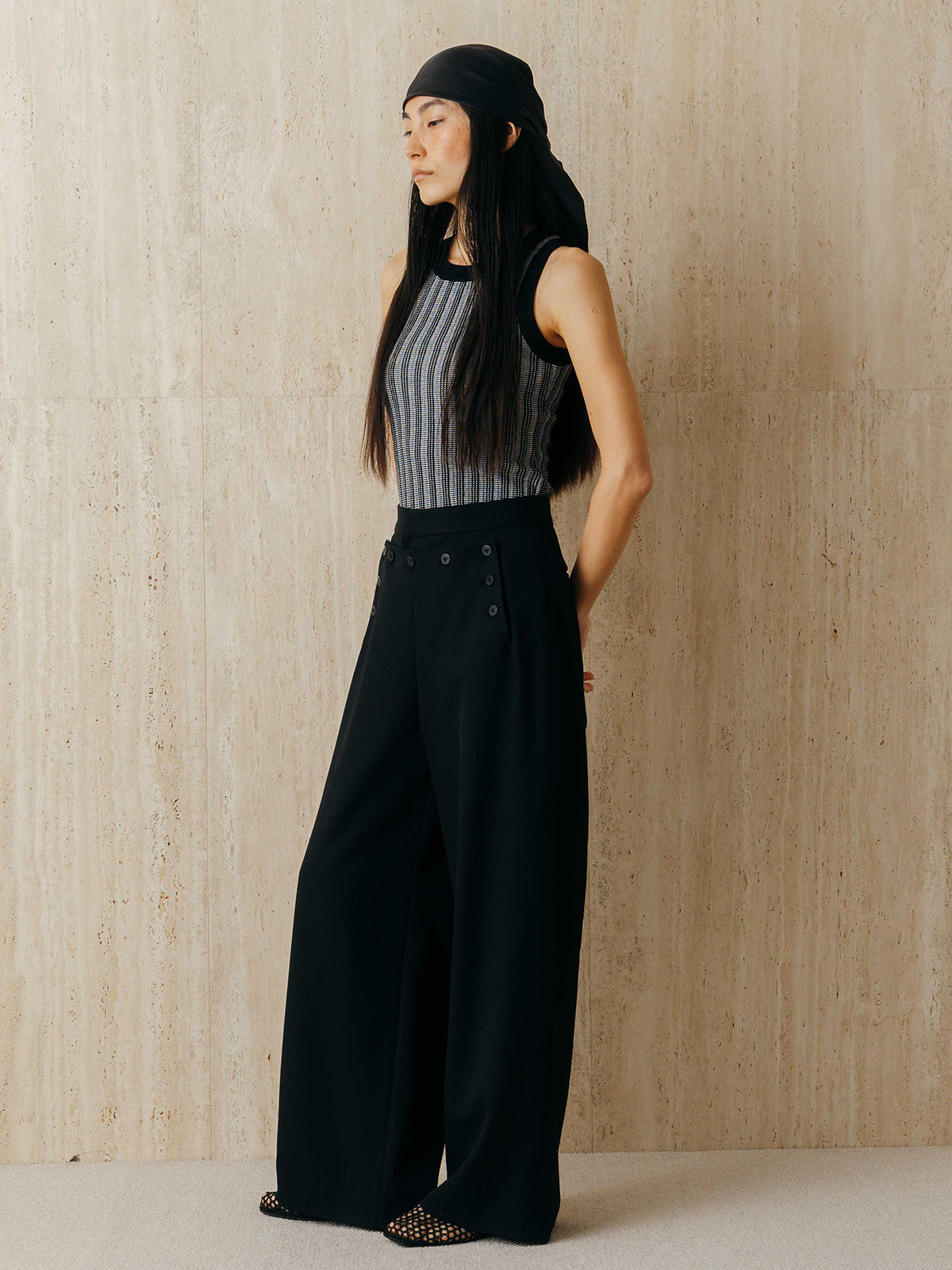 TUCK STITCH TANK TOP