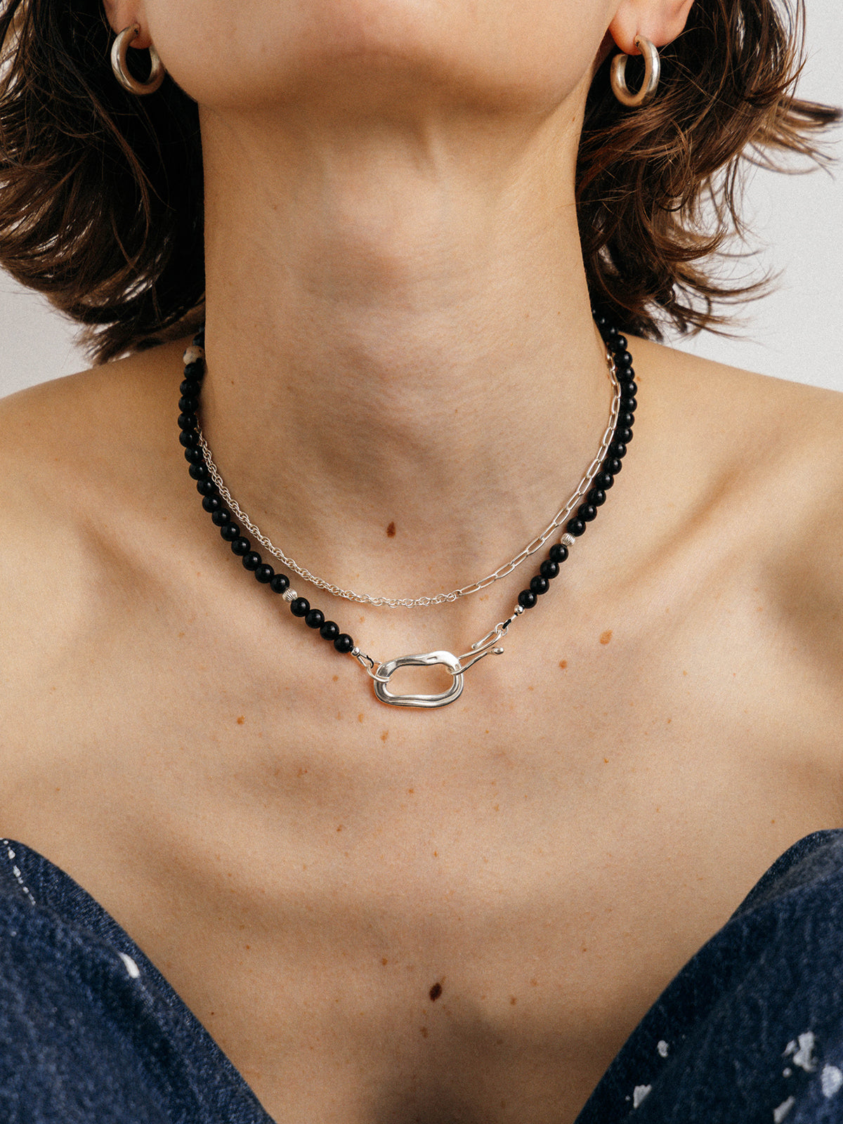 【CREDONA×Mollier】Dali Necklace Onyx