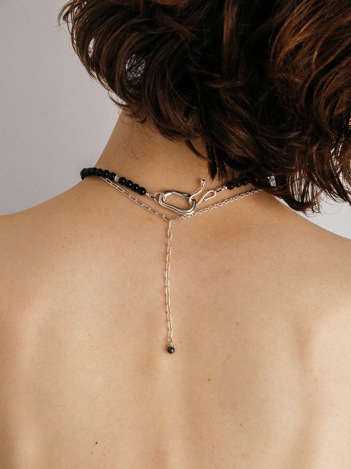 【CREDONA×Mollier】Dali Necklace Onyx