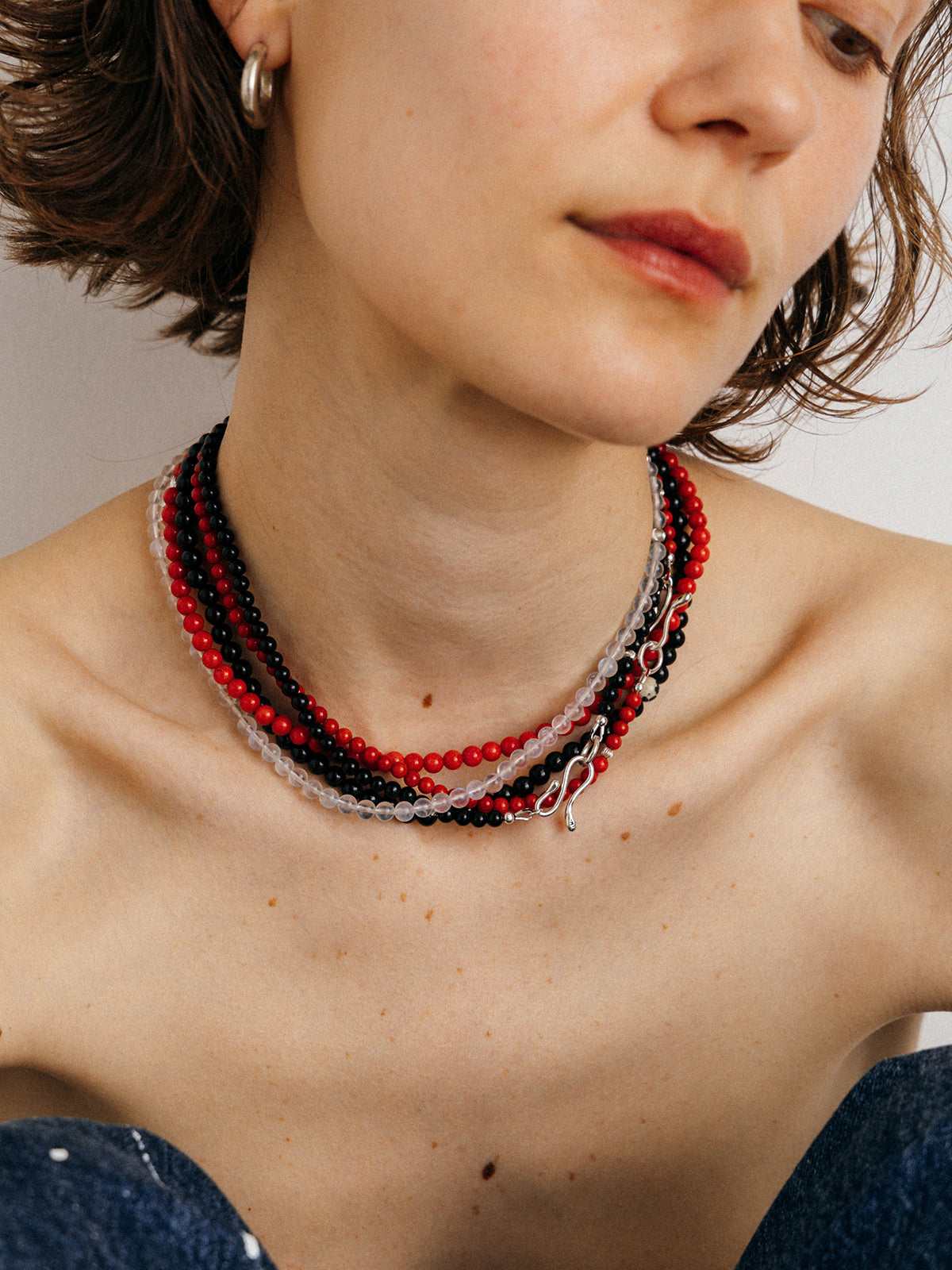 【CREDONA×Mollier】Dali Necklace Coral