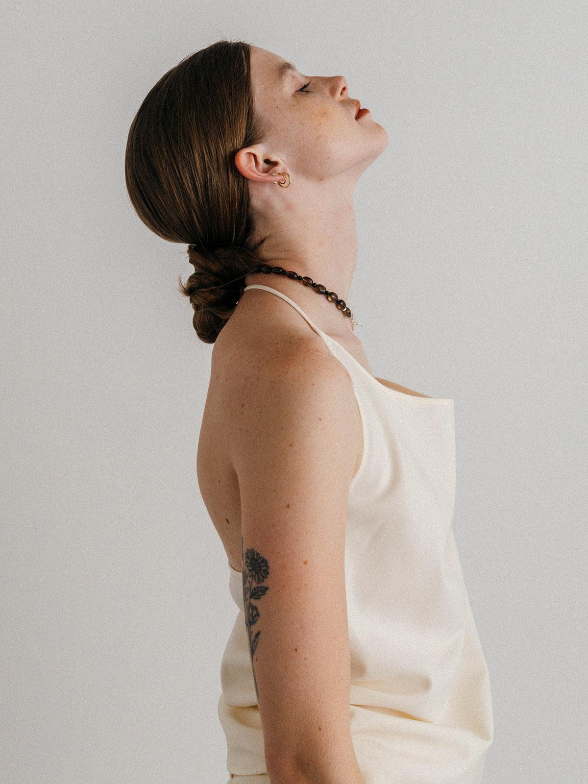 【CREDONA×Mollier】Dali Necklace Smoky Quartz