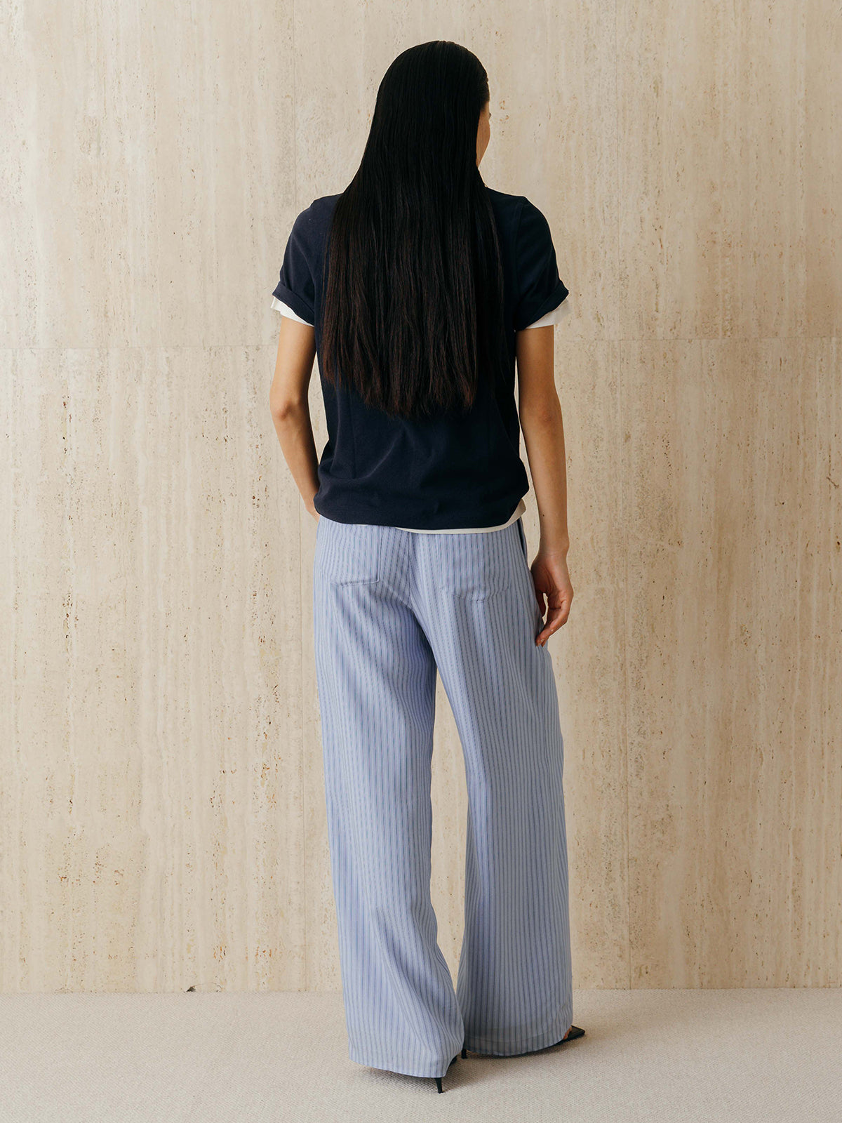 EMBROIDERY SHEER TEE