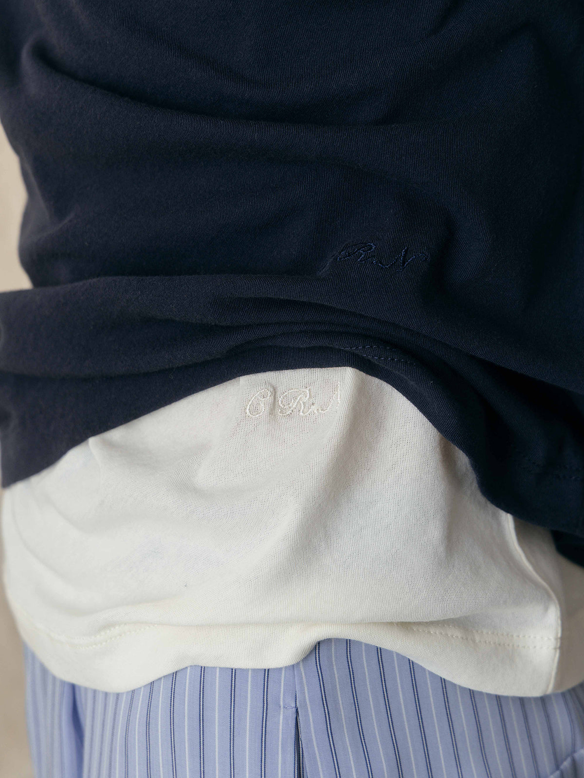 EMBROIDERY SHEER TEE