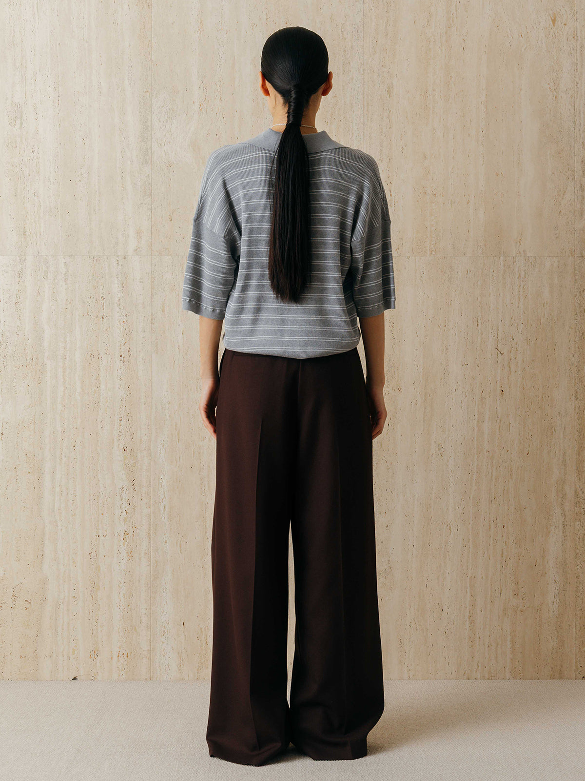 MULCH BORDER KNIT POLO