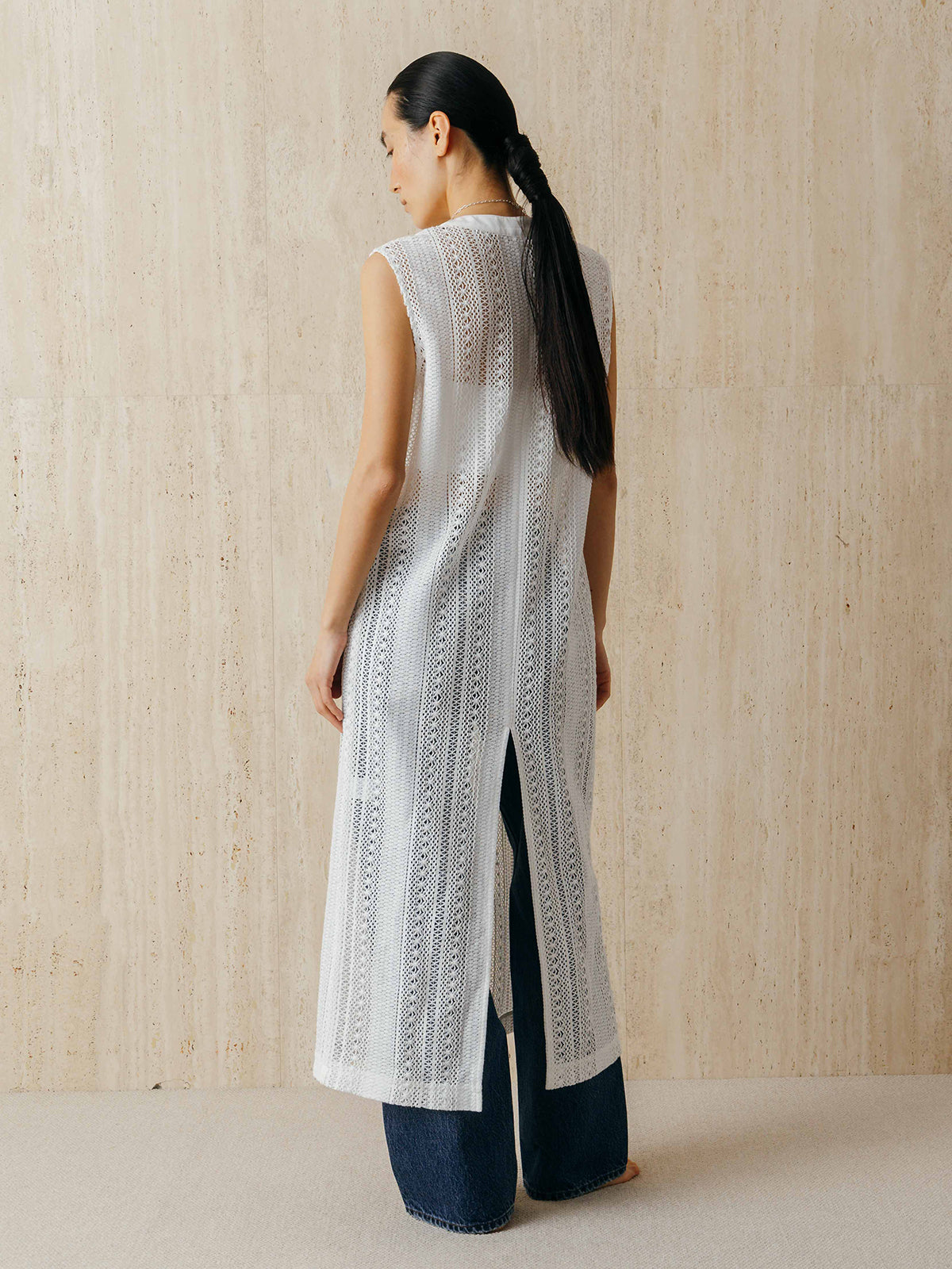 SHEER LONG ONEPIECE