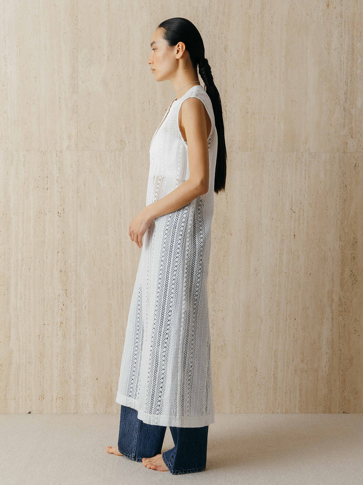 SHEER LONG ONEPIECE