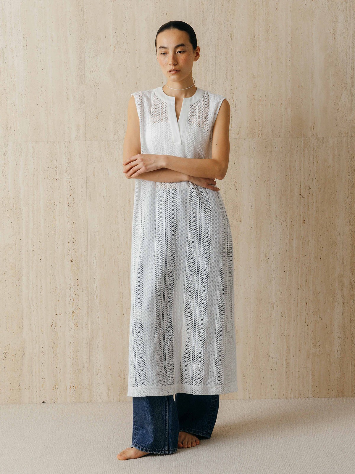 SHEER LONG ONEPIECE