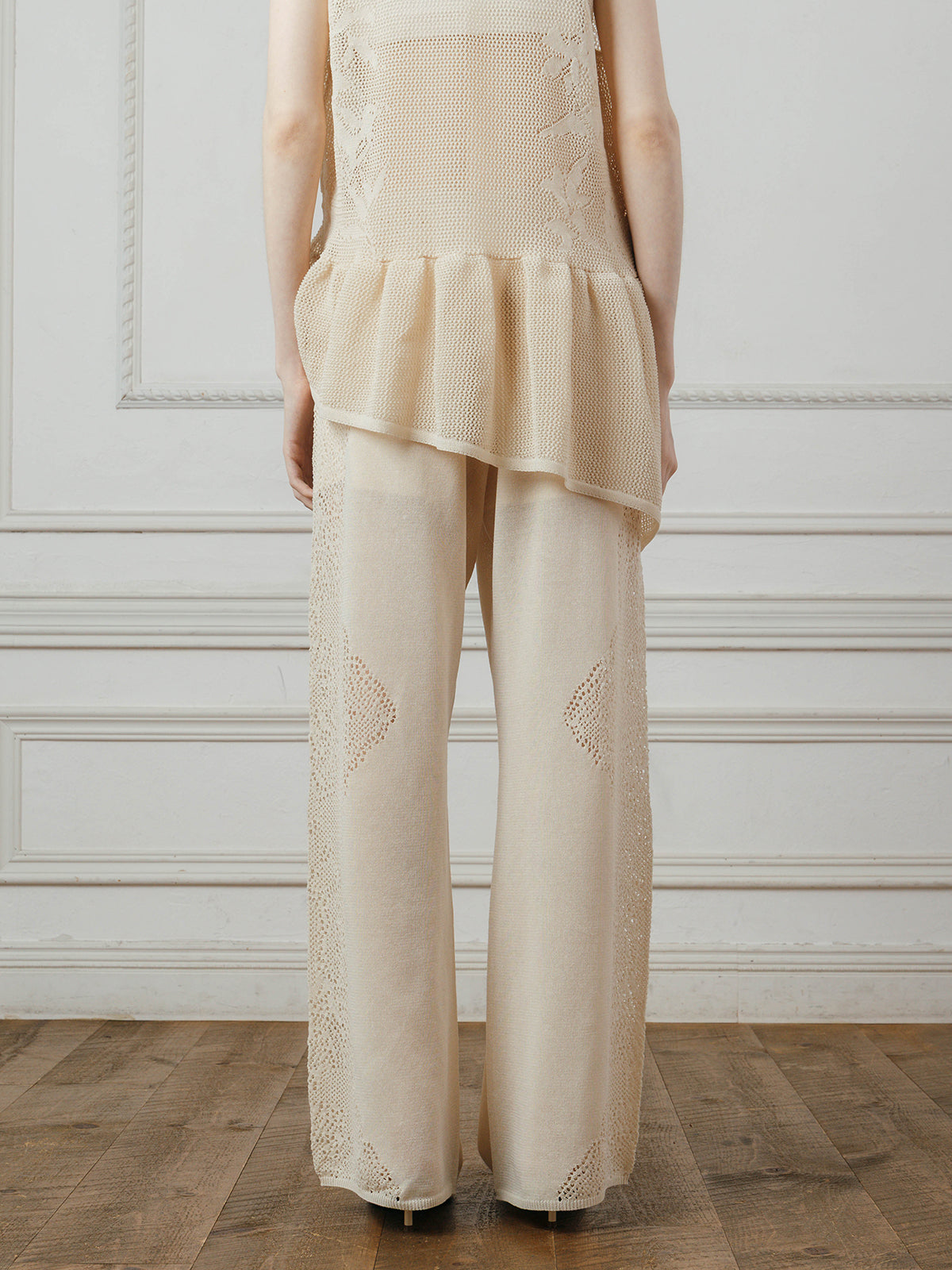 LACE KNIT PANTS