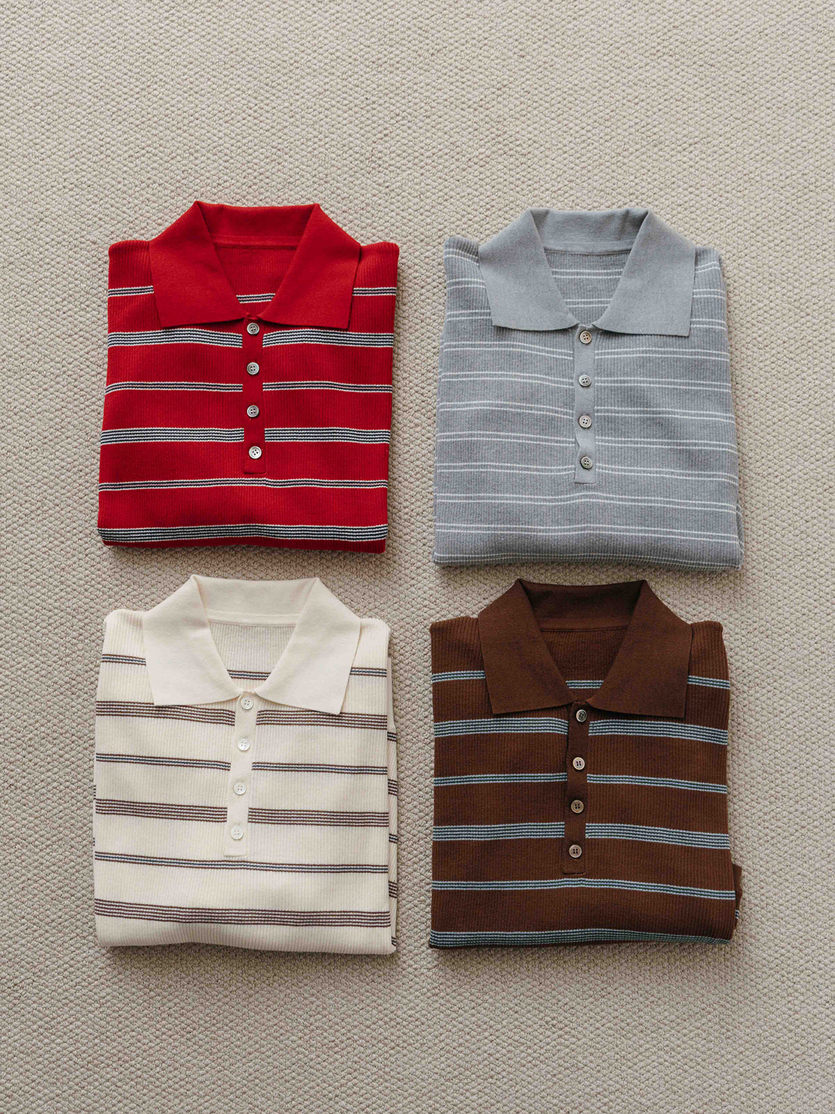 MULCH BORDER KNIT POLO