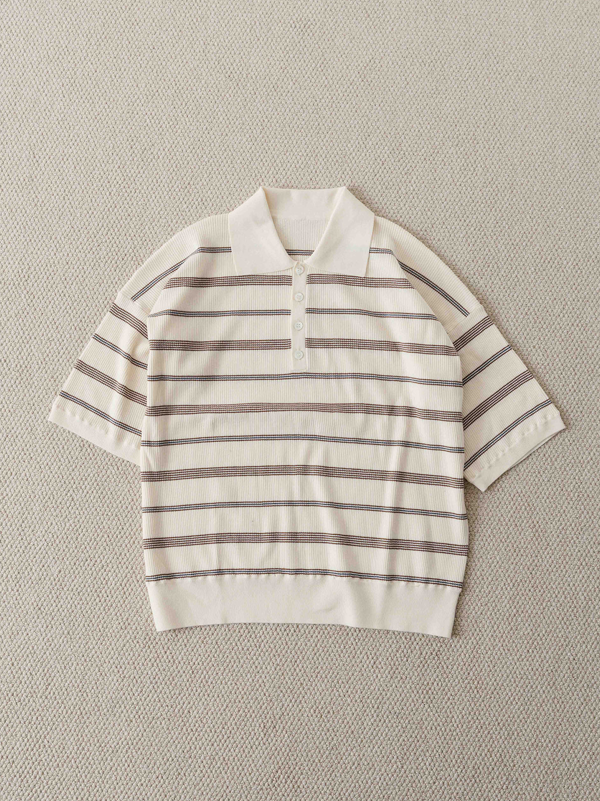 MULCH BORDER KNIT POLO