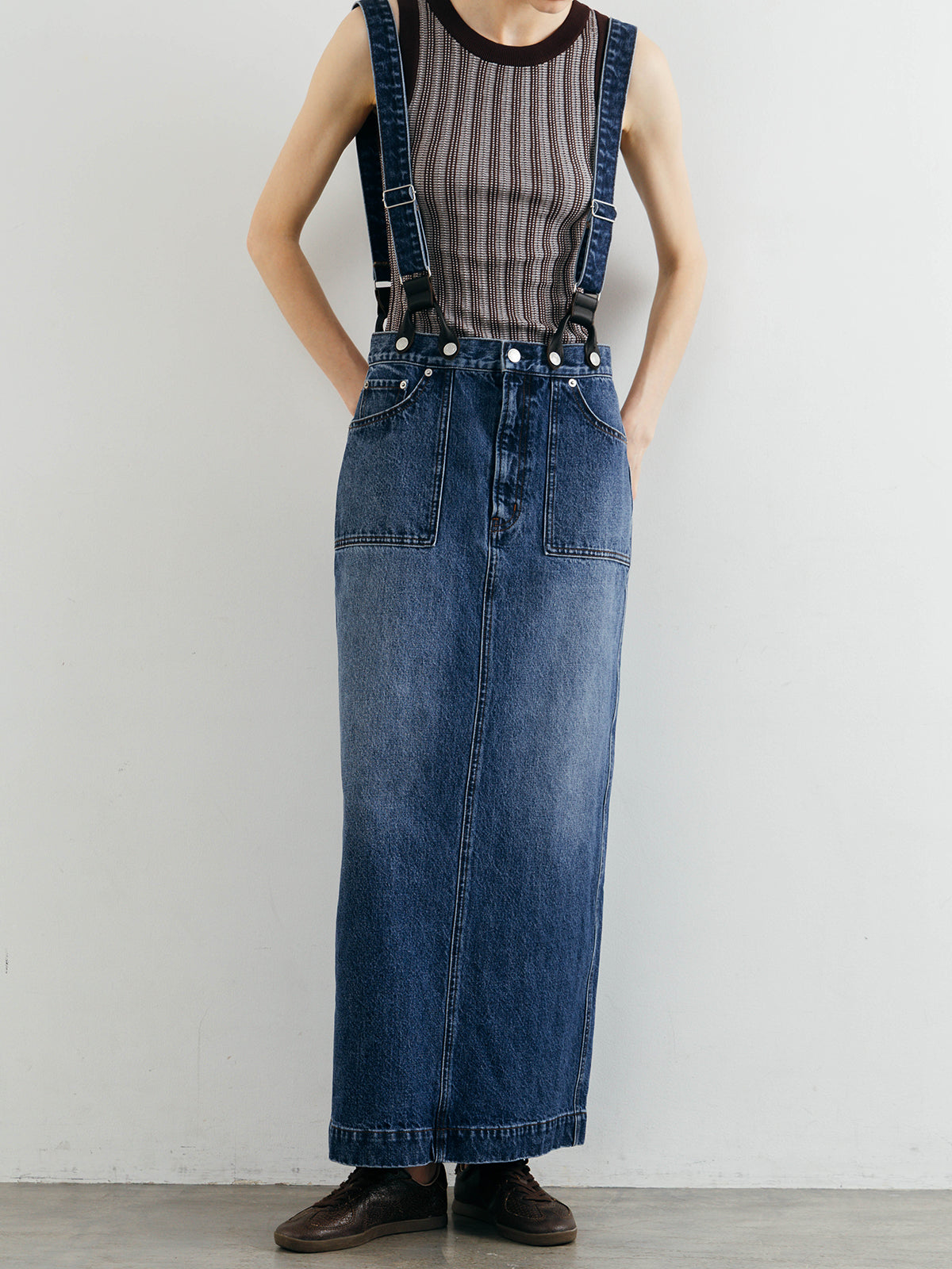 DENIM JUMP SKIRT