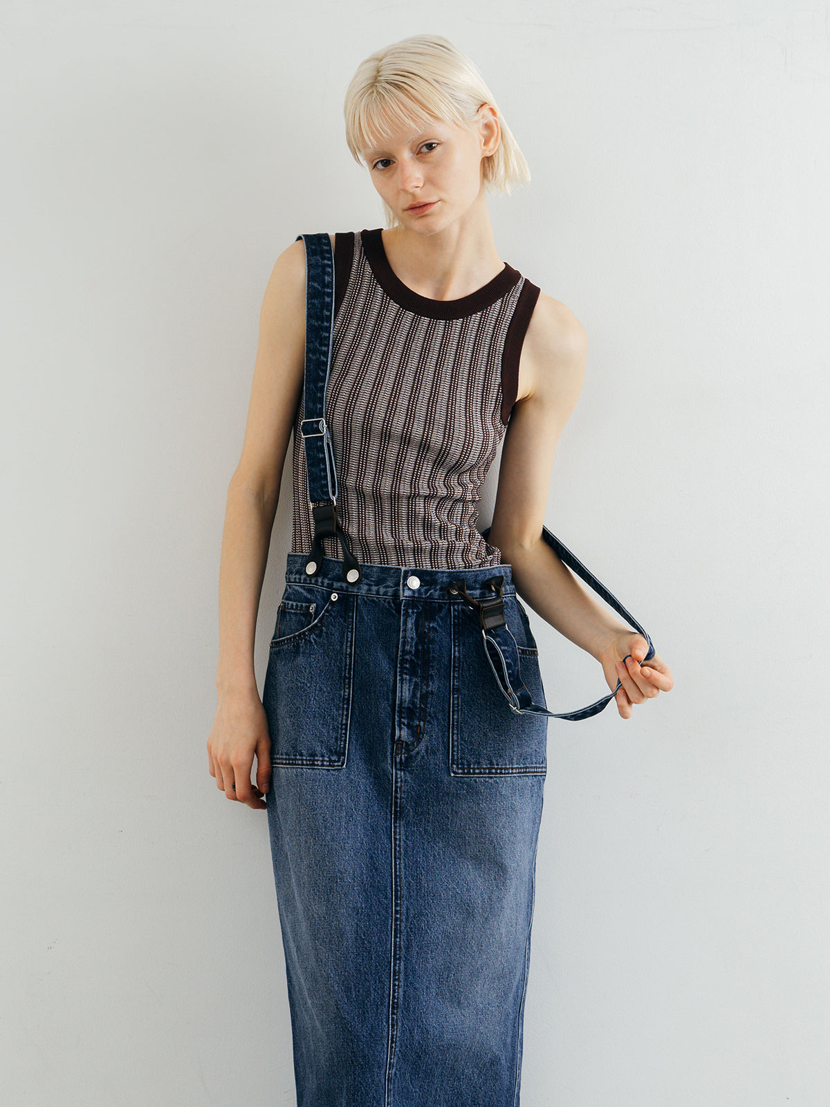 DENIM JUMP SKIRT