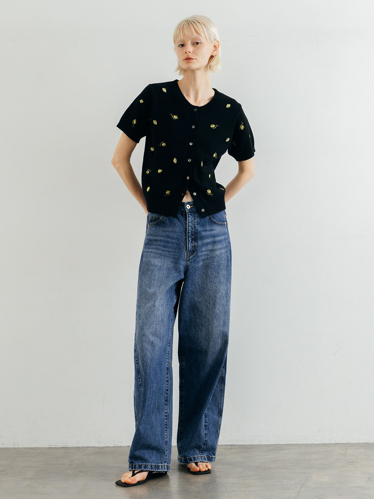 MOTIF EMBROIDERY KNIT CD