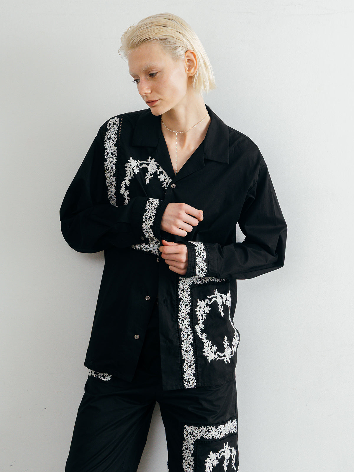 LACE PATCHWORK SHIRTS