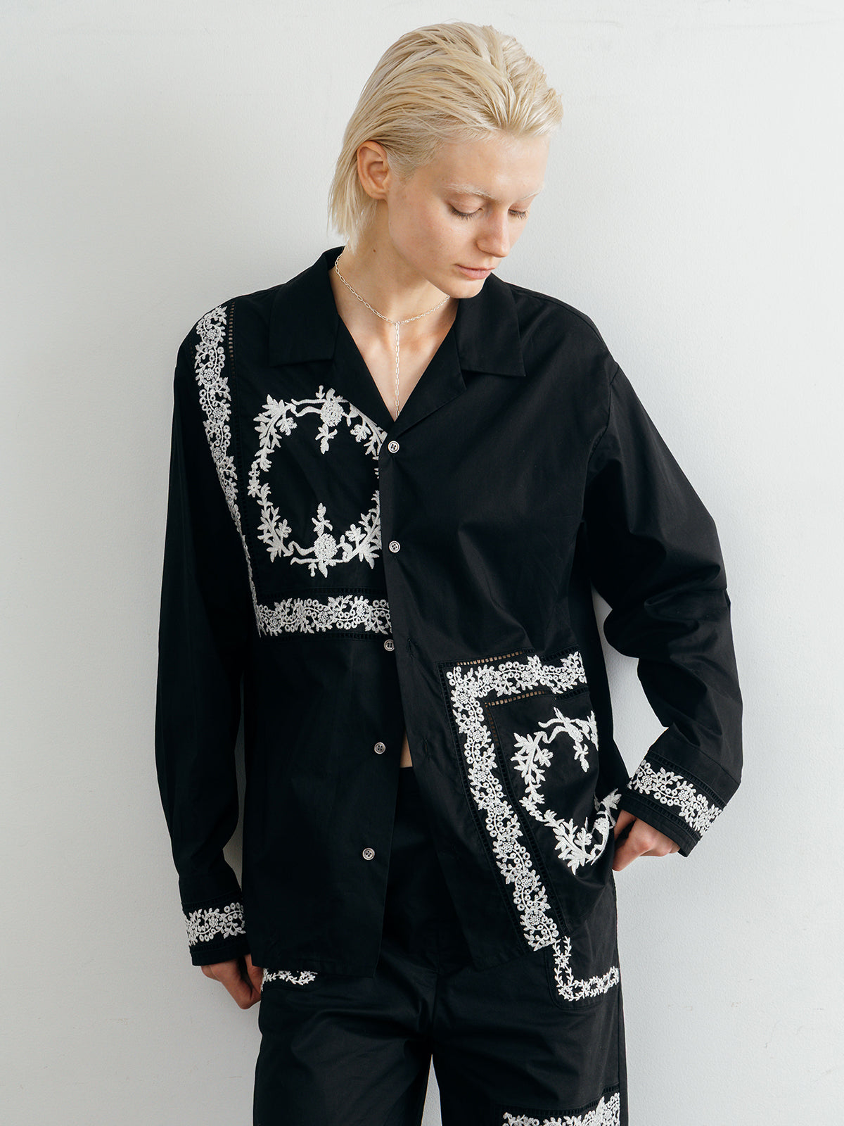 LACE PATCHWORK SHIRTS