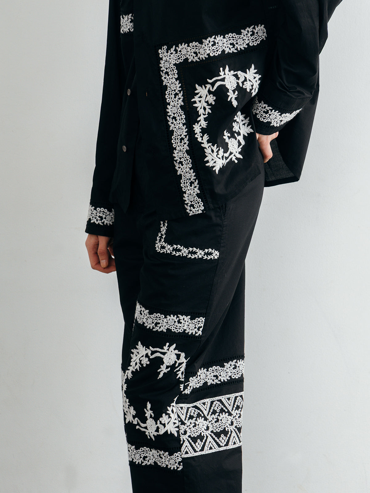 LACE PATCHWORK SHIRTS